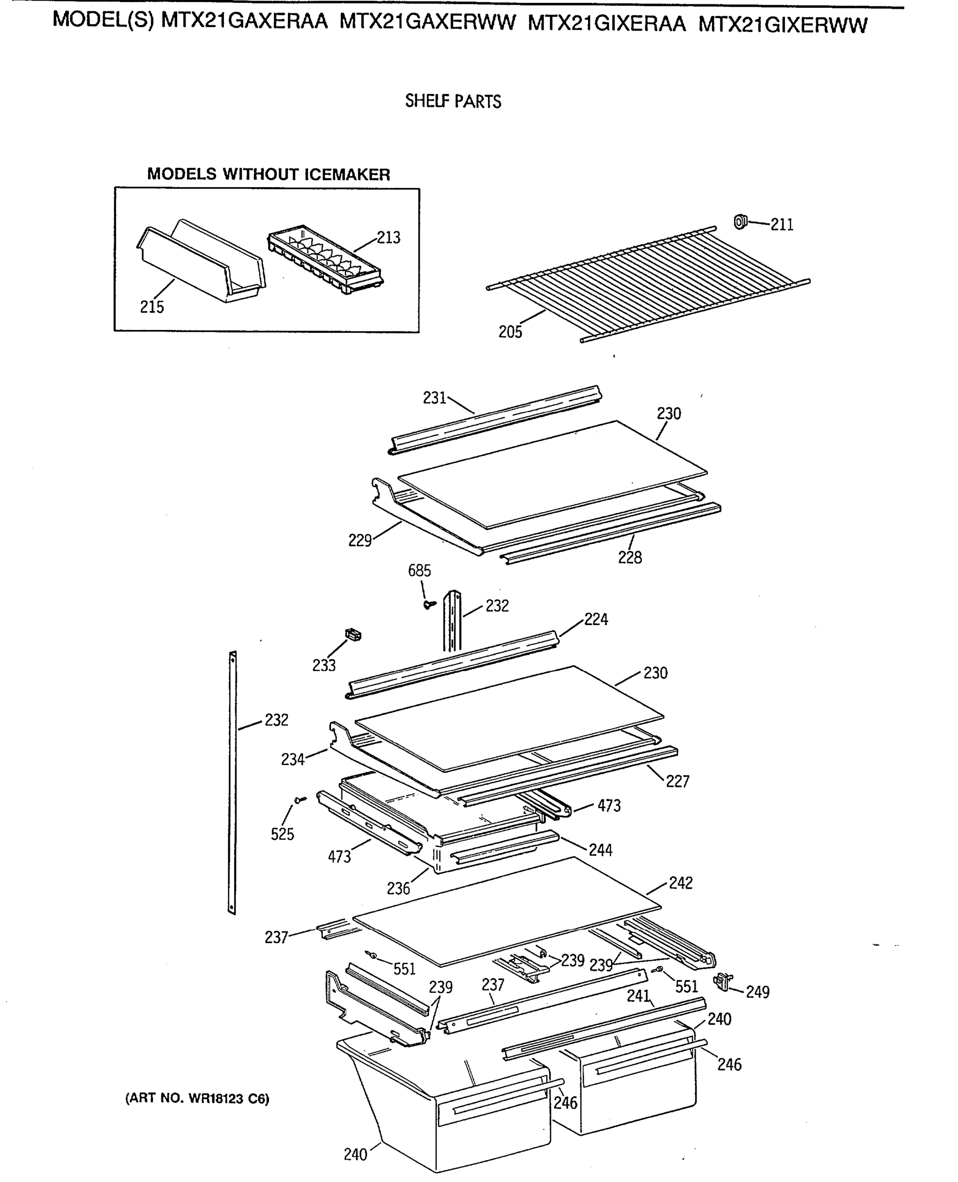 SHELF PARTS