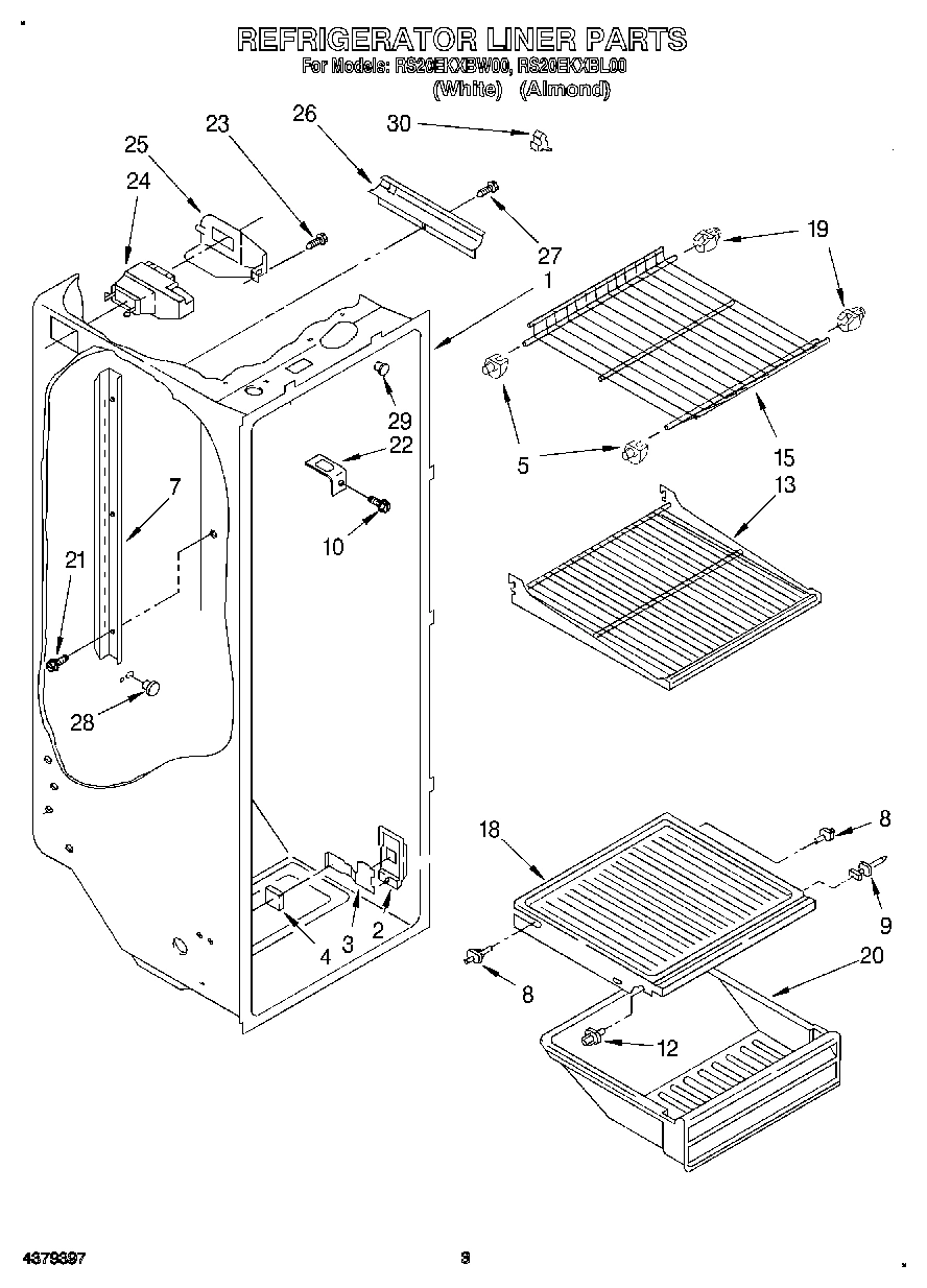 02 - REFRIGERATOR LINER