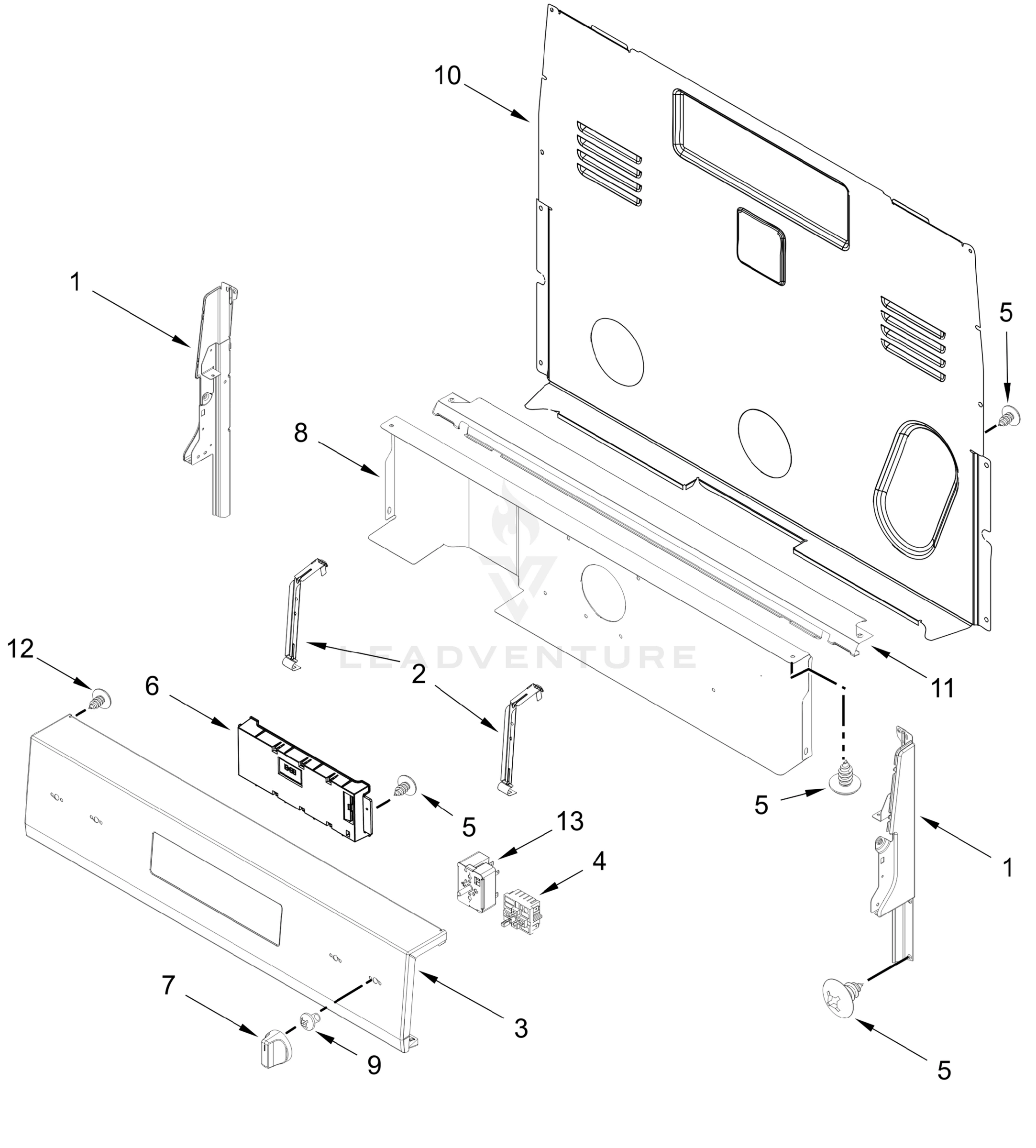 CONTROL PANEL PARTS