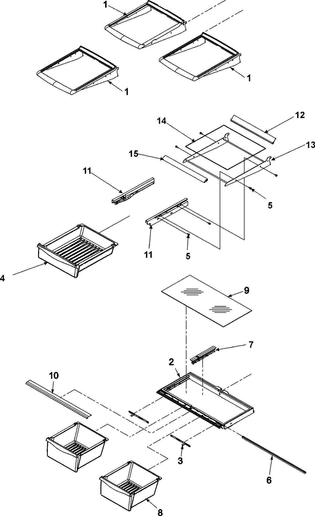 09 - REFRIGERATOR SHELVING