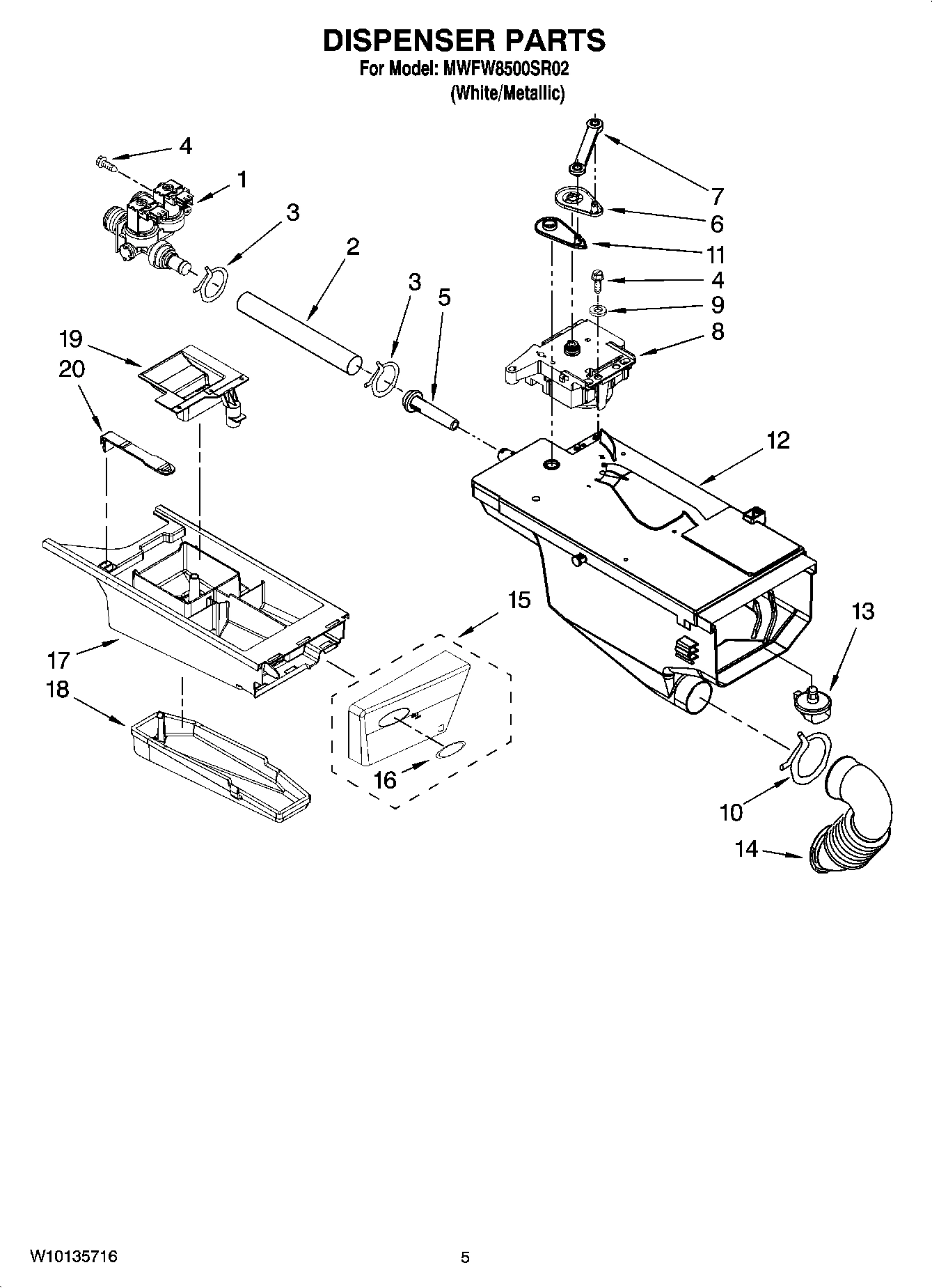 04 - DISPENSER PARTS