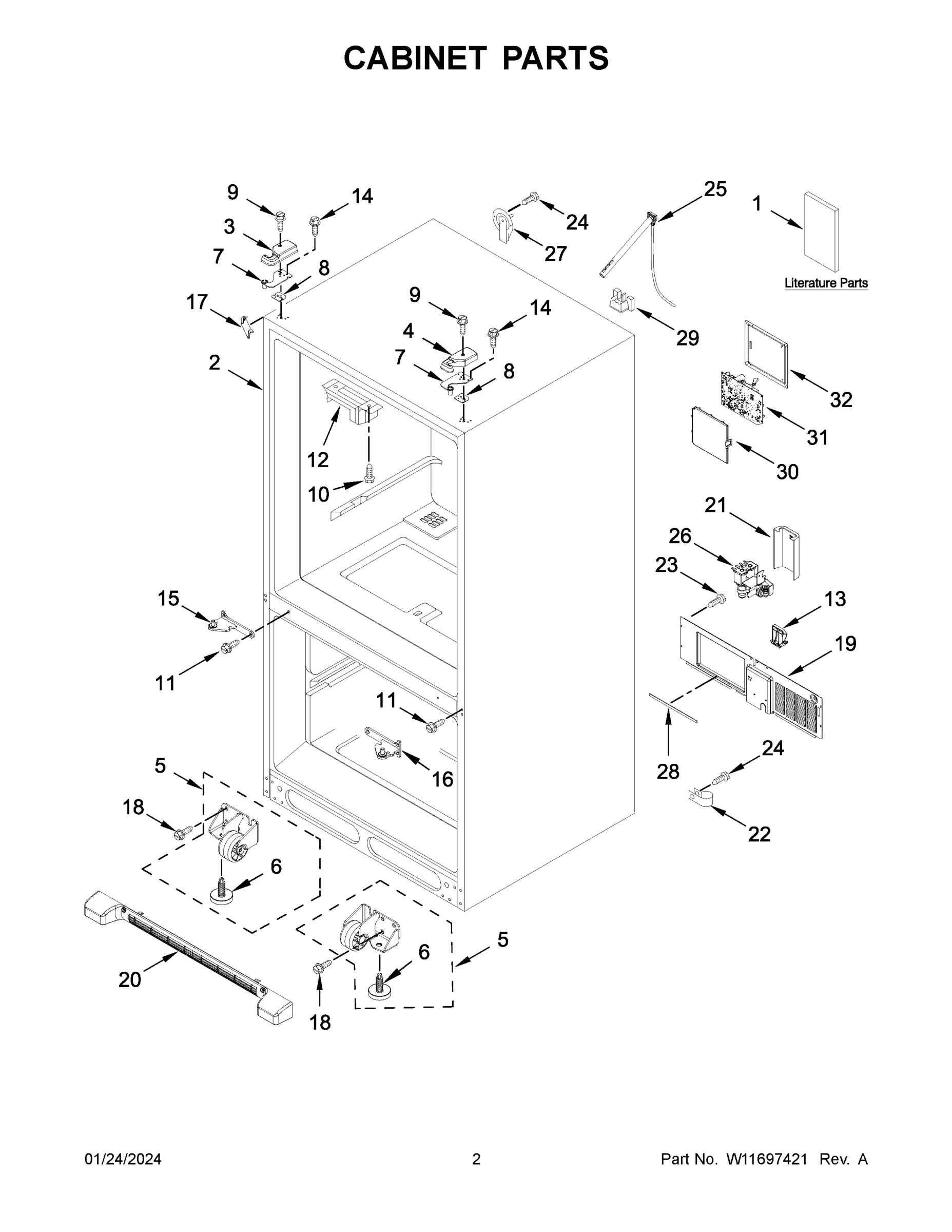 02 - CABINET PARTS