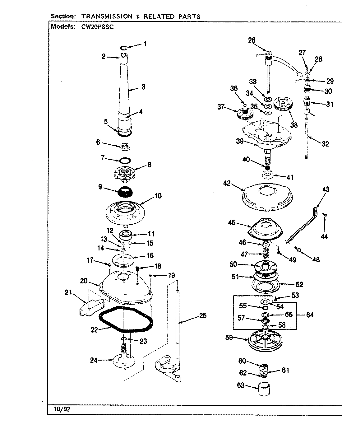 08 - TRANSMISSION & RELATED PARTS (REV. A-E)