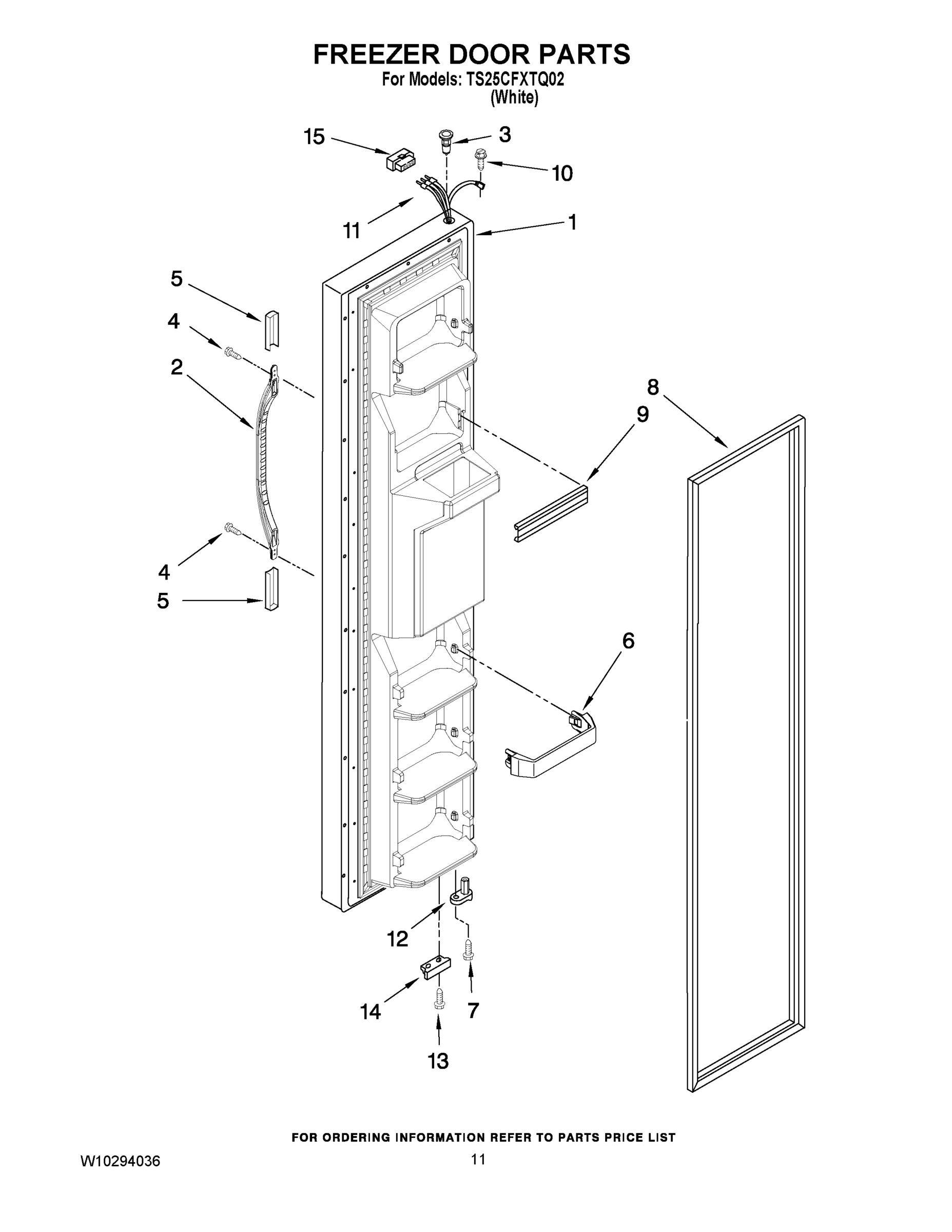 07 - FREEZER DOOR PARTS