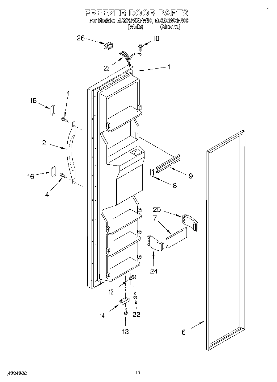 08 - FREEZER DOOR