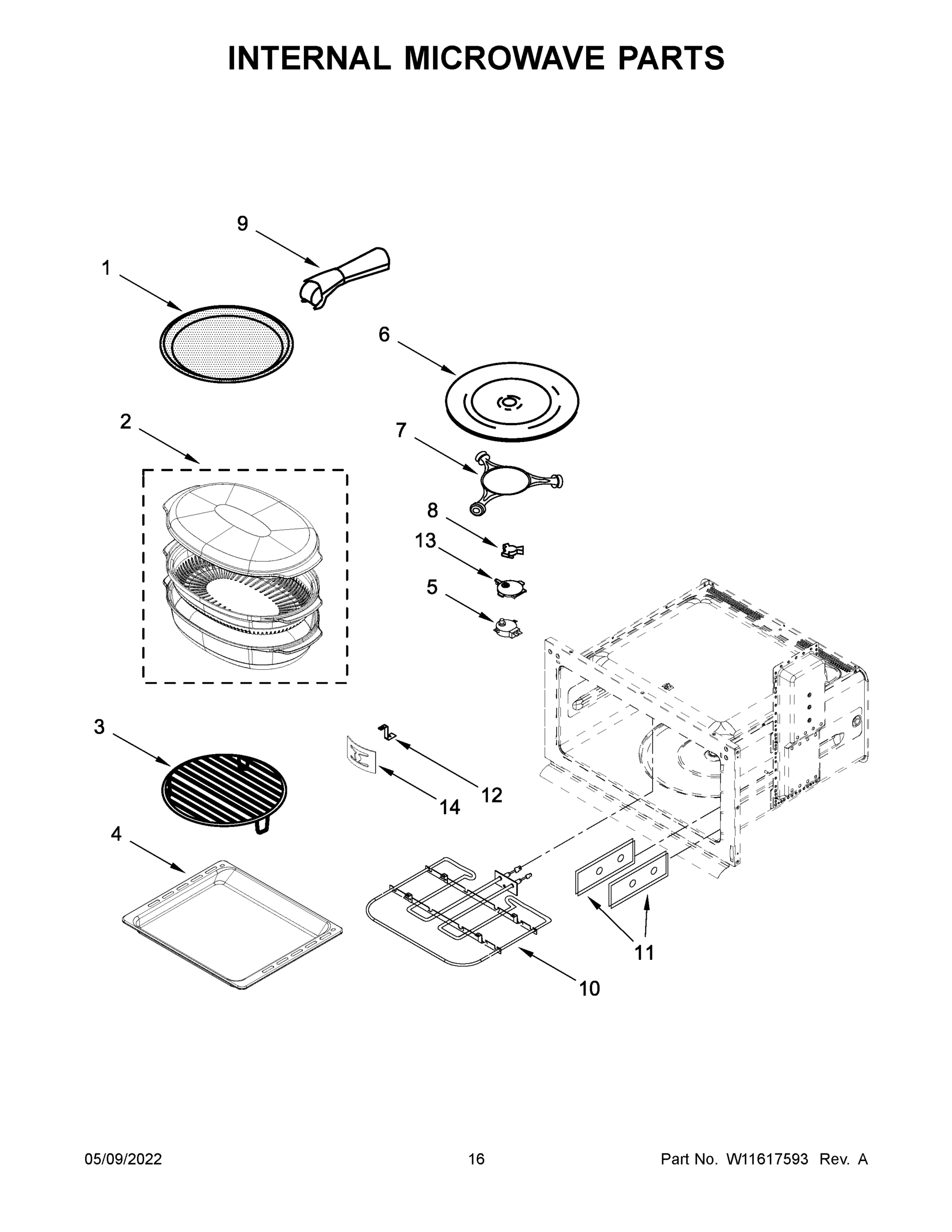09 - INTERNAL MICROWAVE PARTS