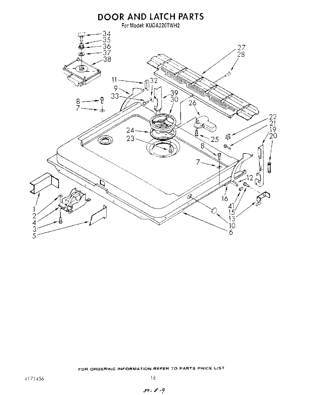 13 - DOOR AND LATCH