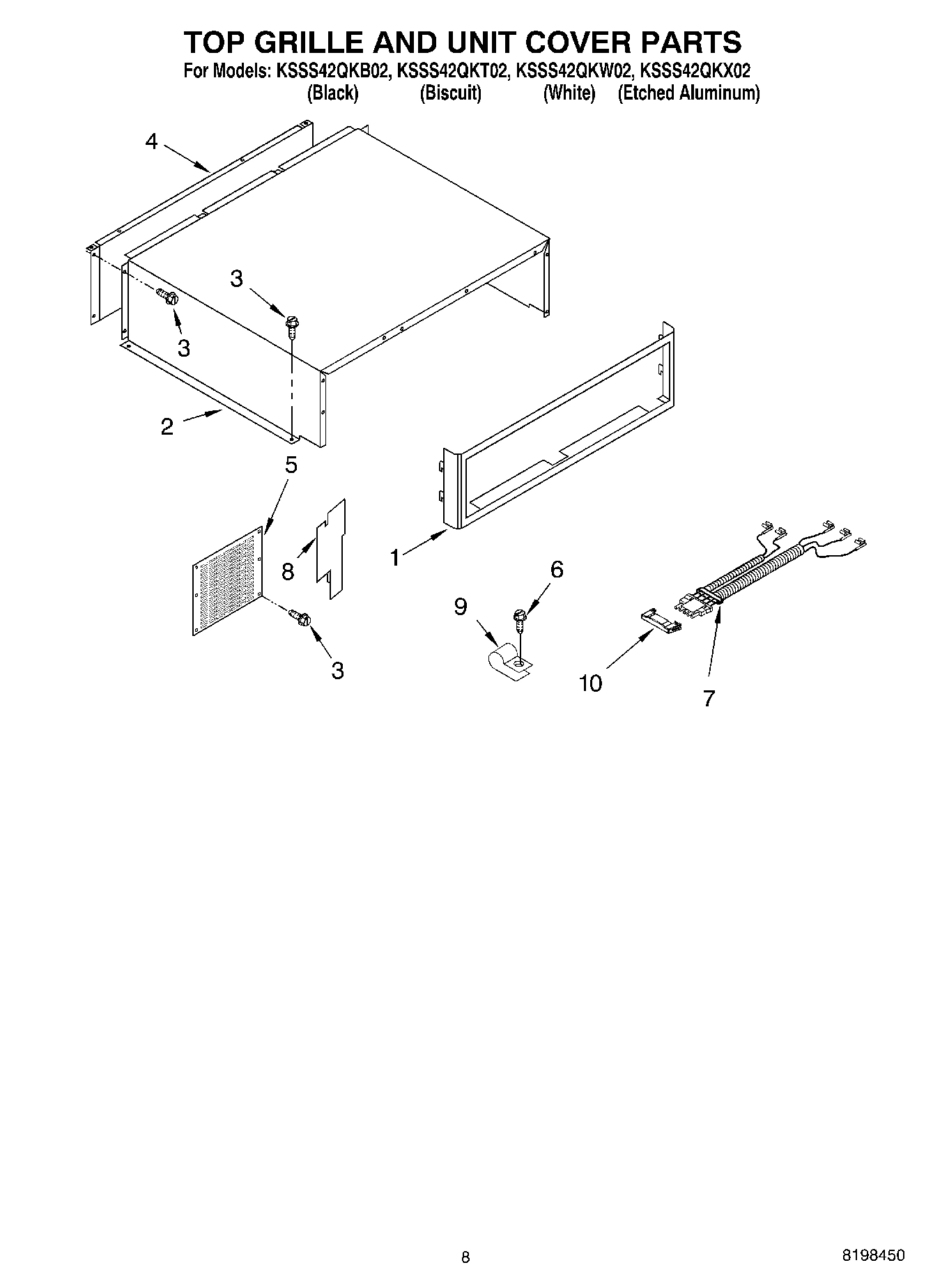 06 - TOP GRILLE AND UNIT COVER PARTS