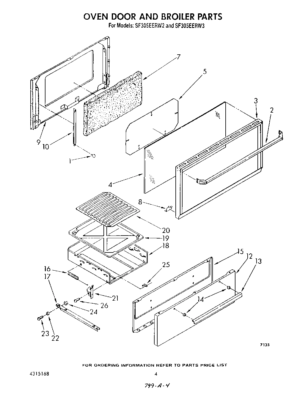 04 - OVEN DOOR AND BROILER
