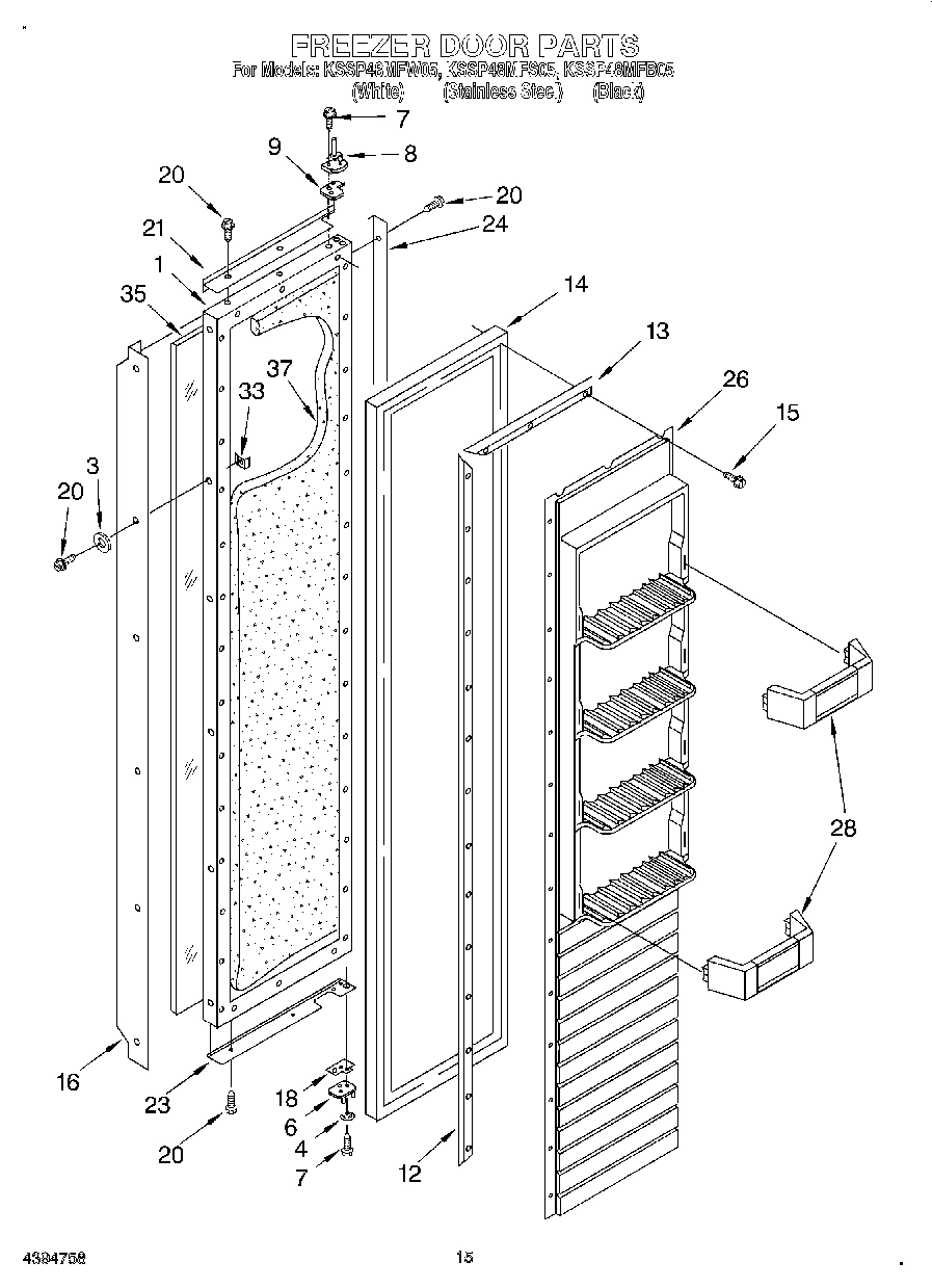 11 - FREEZER DOOR