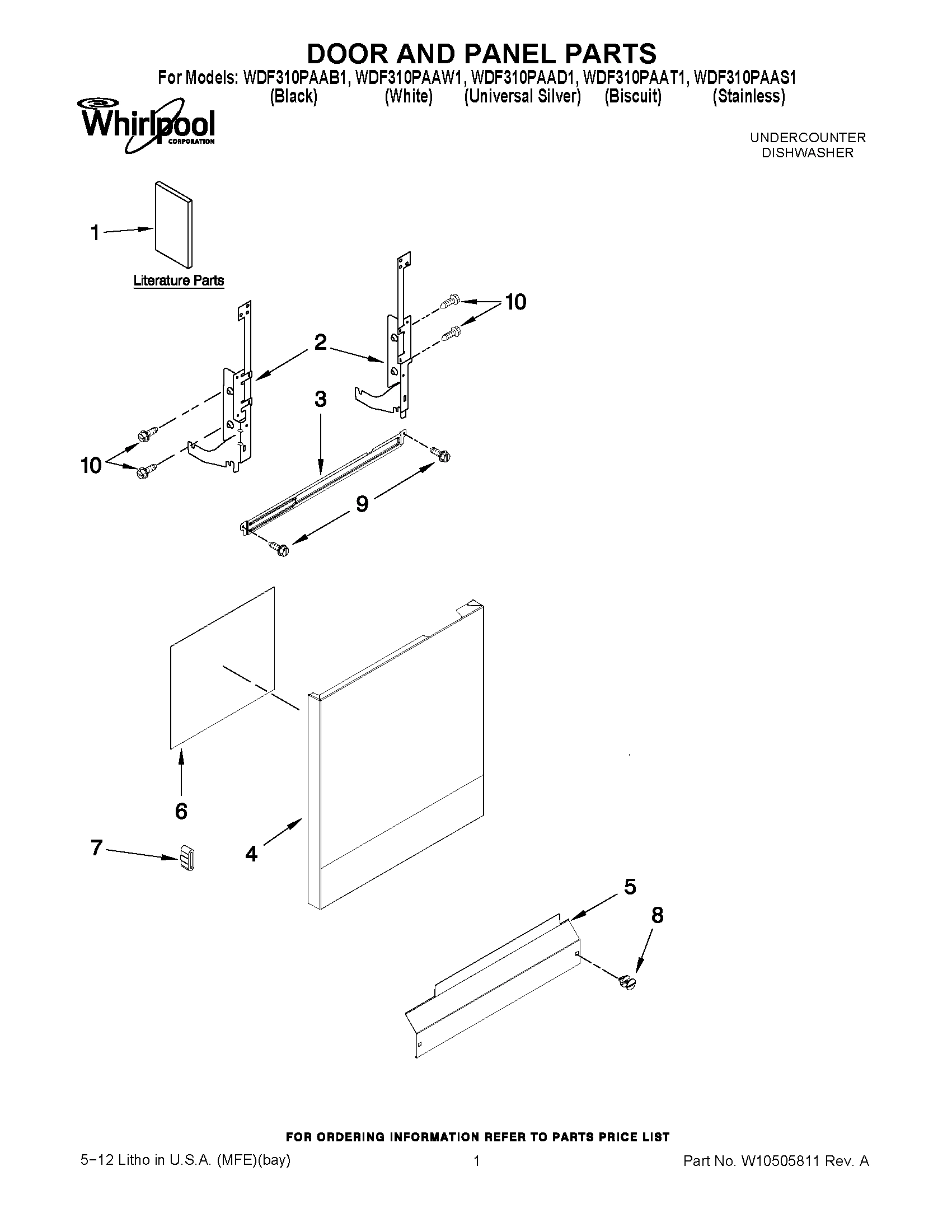 01 - DOOR AND PANEL PARTS