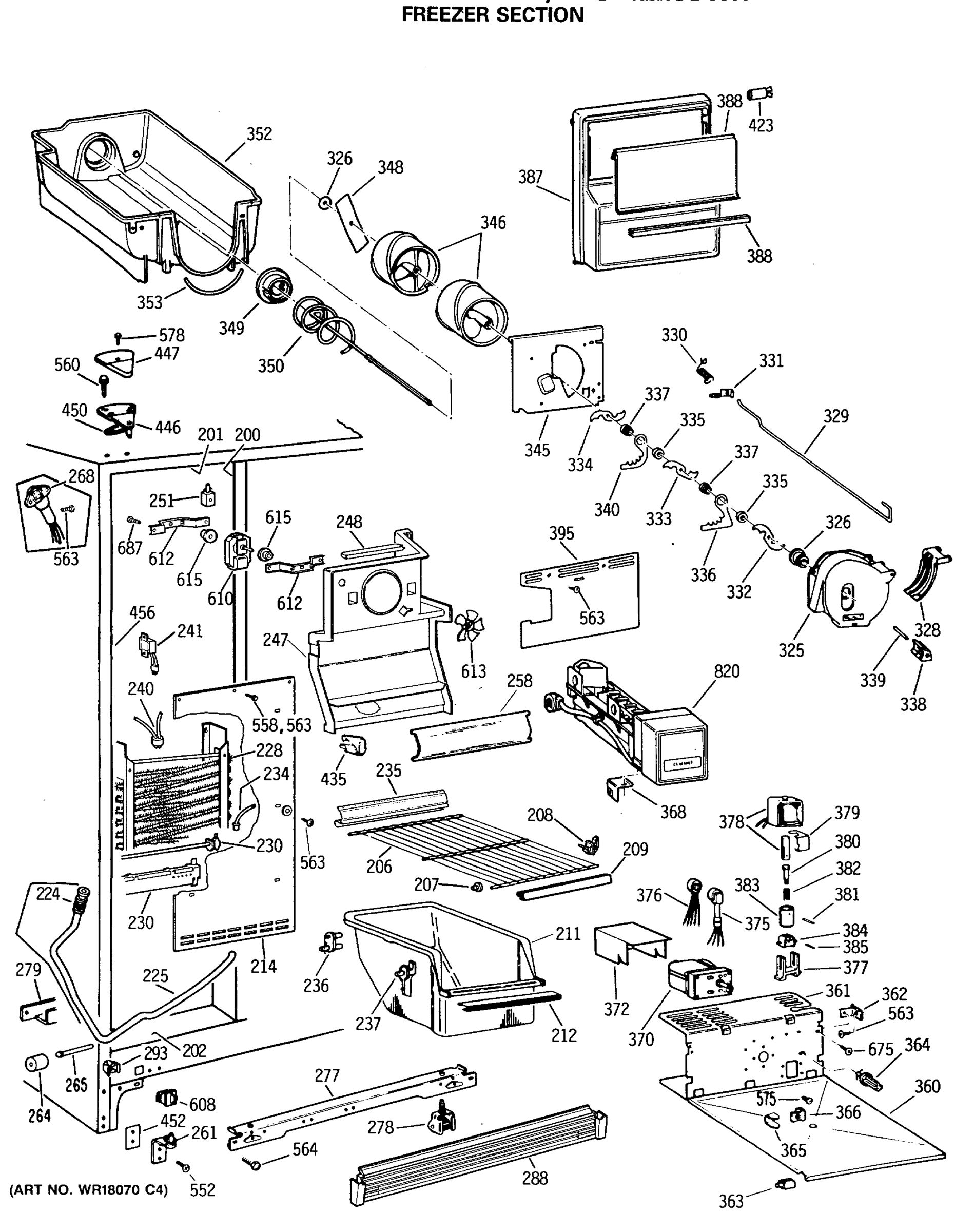 FREEZER SECTION
