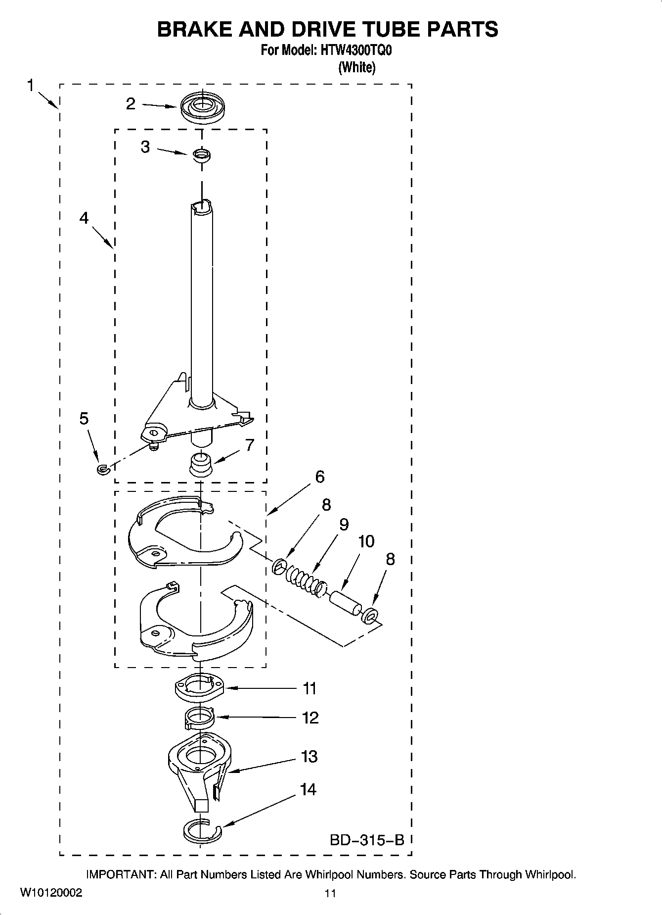 07 - BRAKE AND DRIVE TUBE PARTS