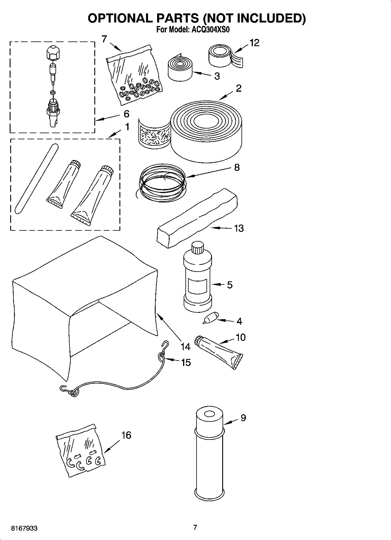05 - OPTIONAL PARTS (NOT INCLUDED)