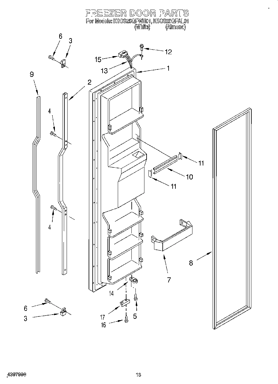 08 - FREEZER DOOR