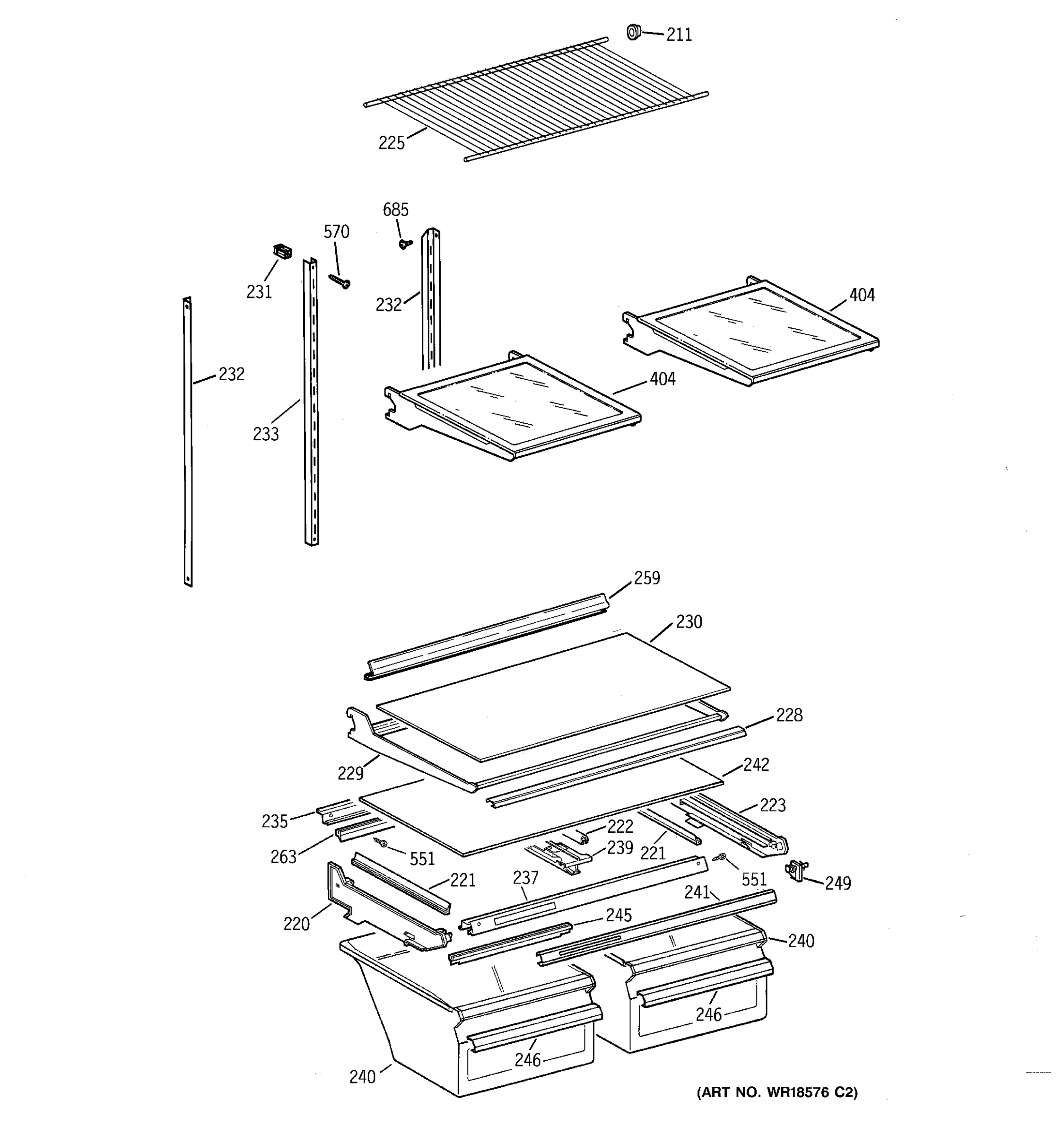 SHELF PARTS
