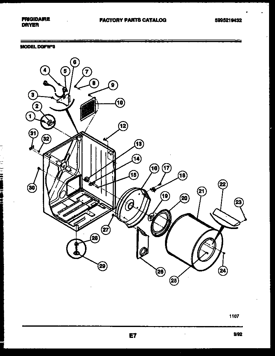 02 - CABINET AND COMPONENT PARTS