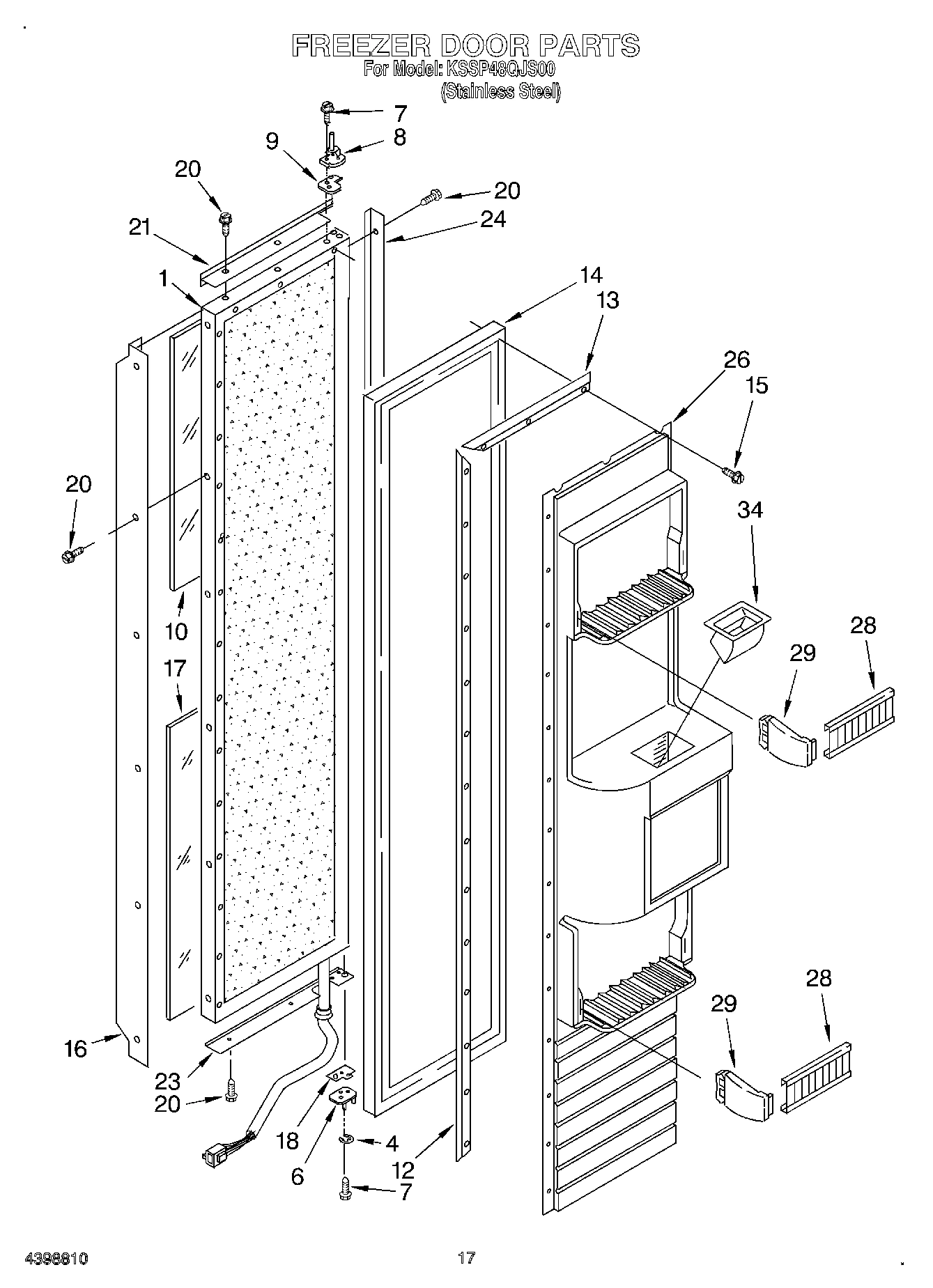 12 - FREEZER DOOR