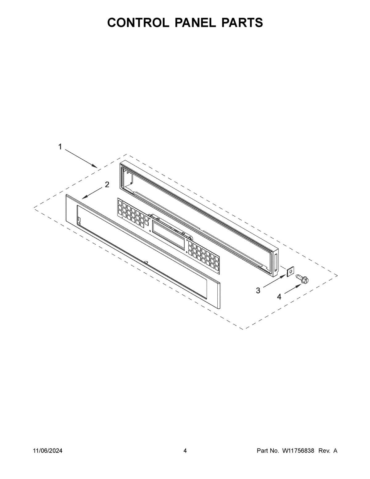 03 - CONTROL PANEL PARTS