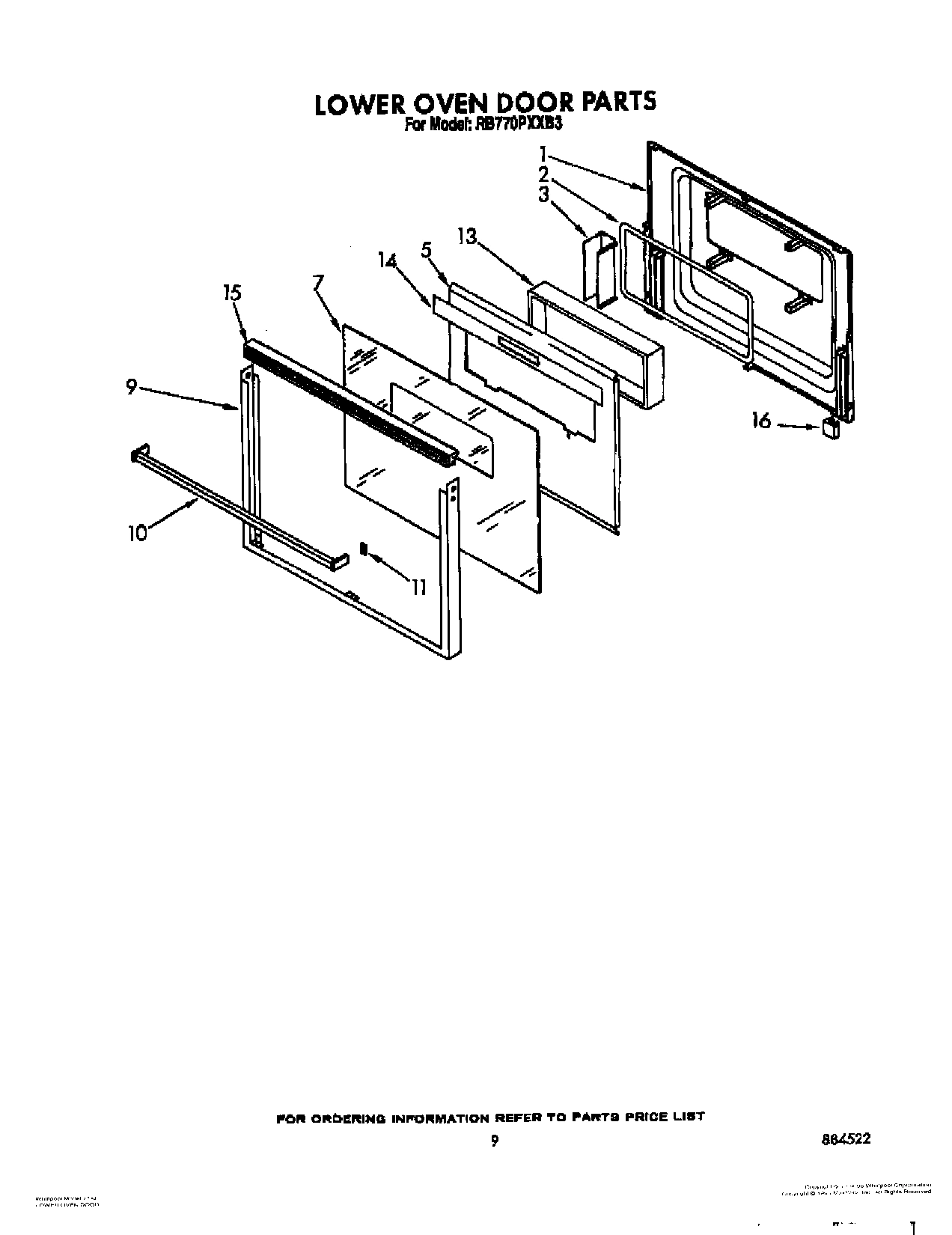 06 - LOWER OVEN DOOR