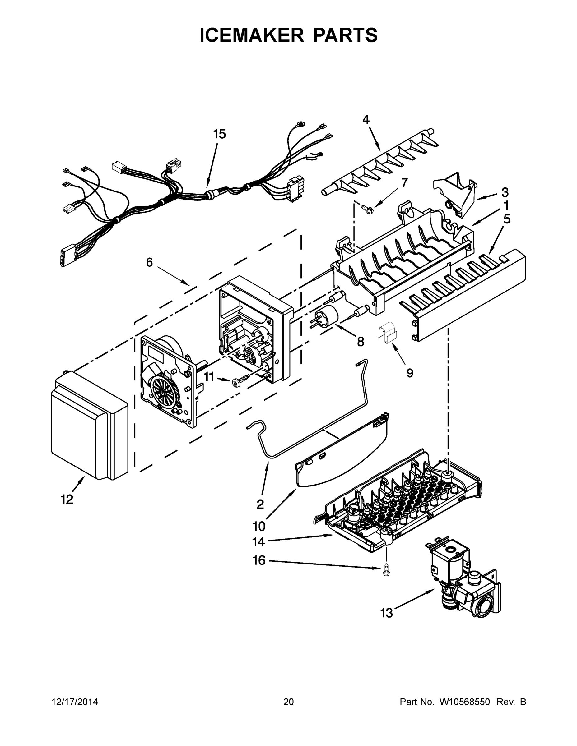 11 - ICEMAKER PARTS
