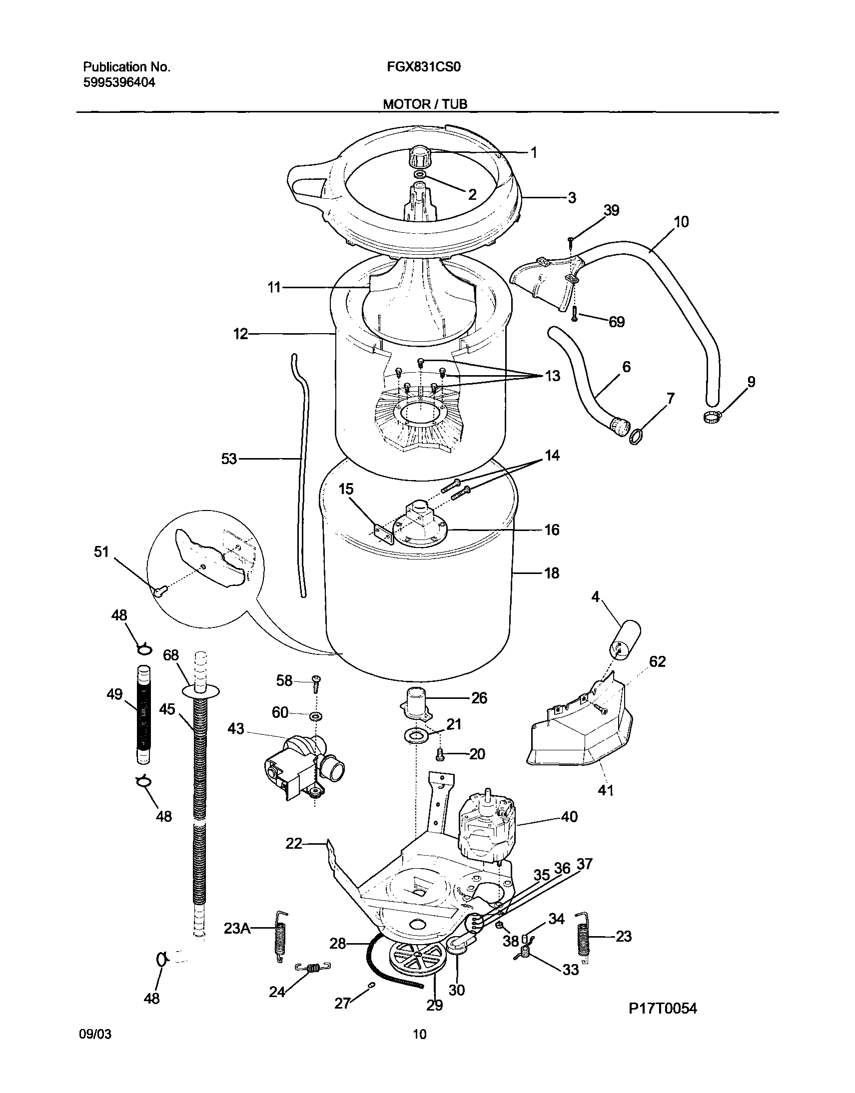 11 - MOTOR/TUB
