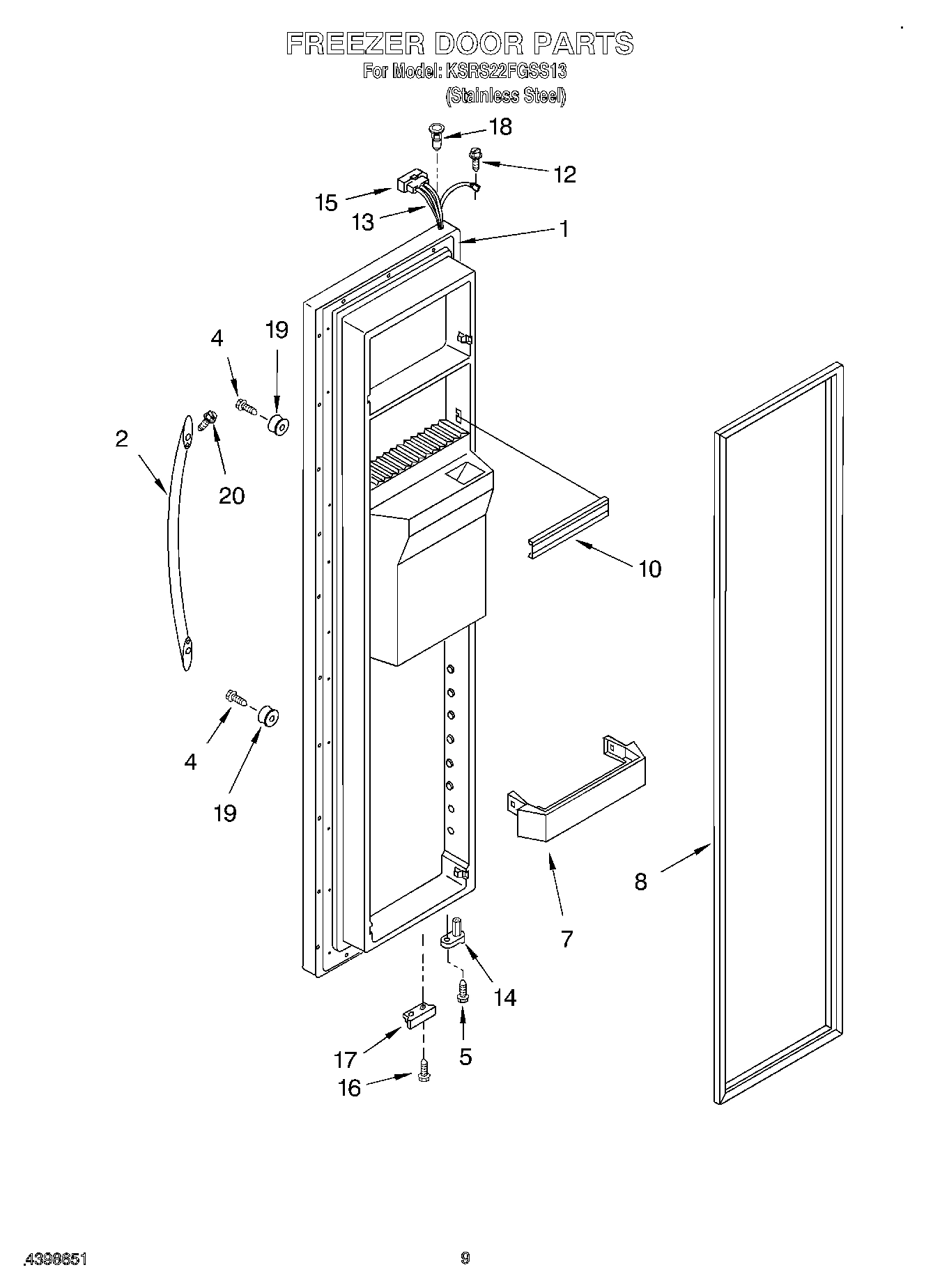 06 - FREEZER DOOR