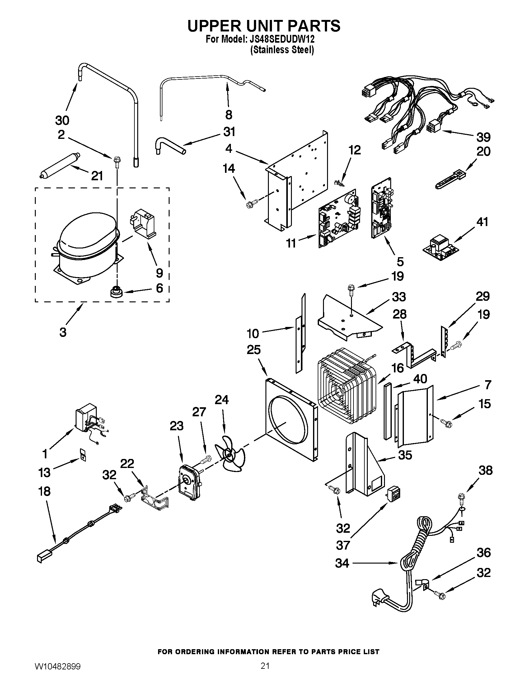 13 - UPPER UNIT PARTS