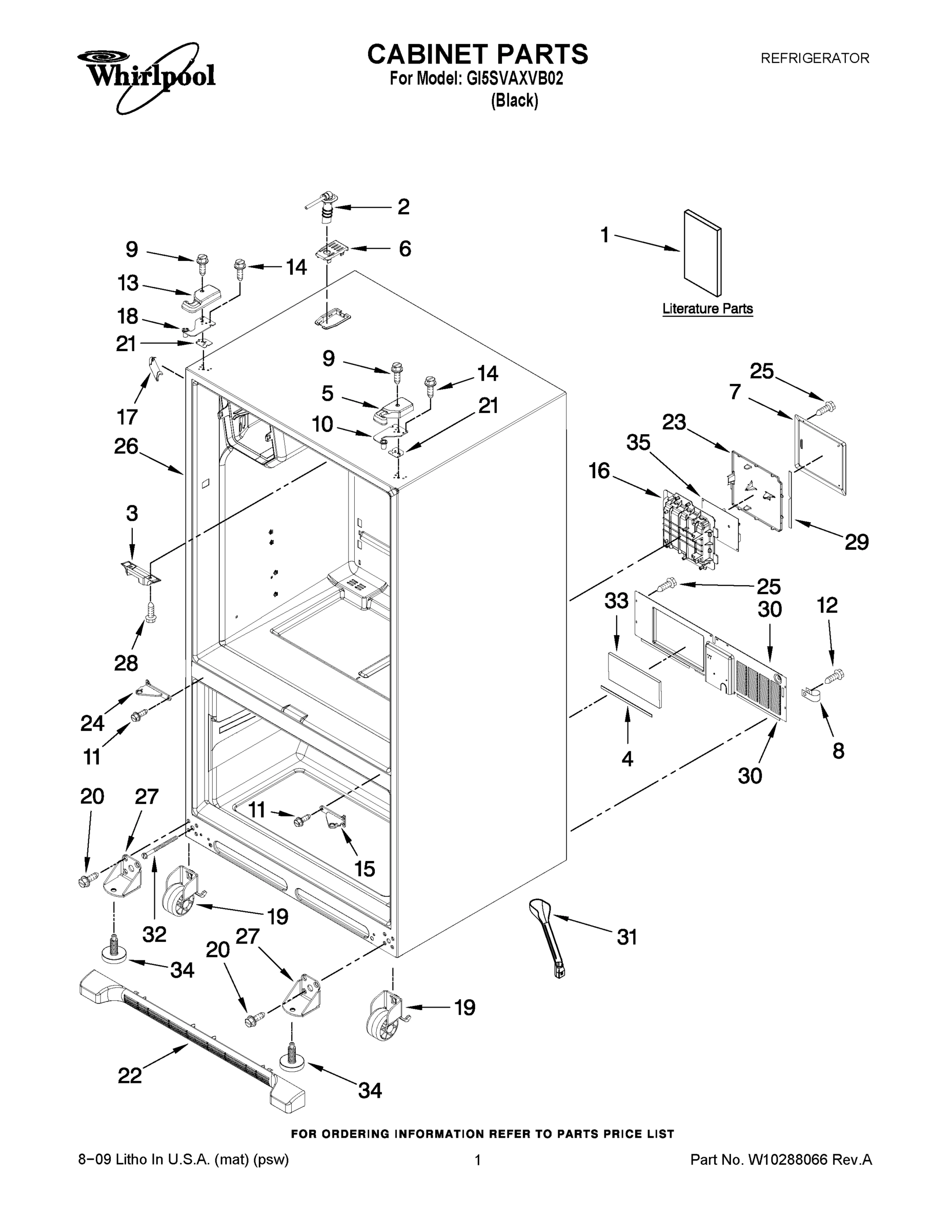 01 - CABINET PARTS