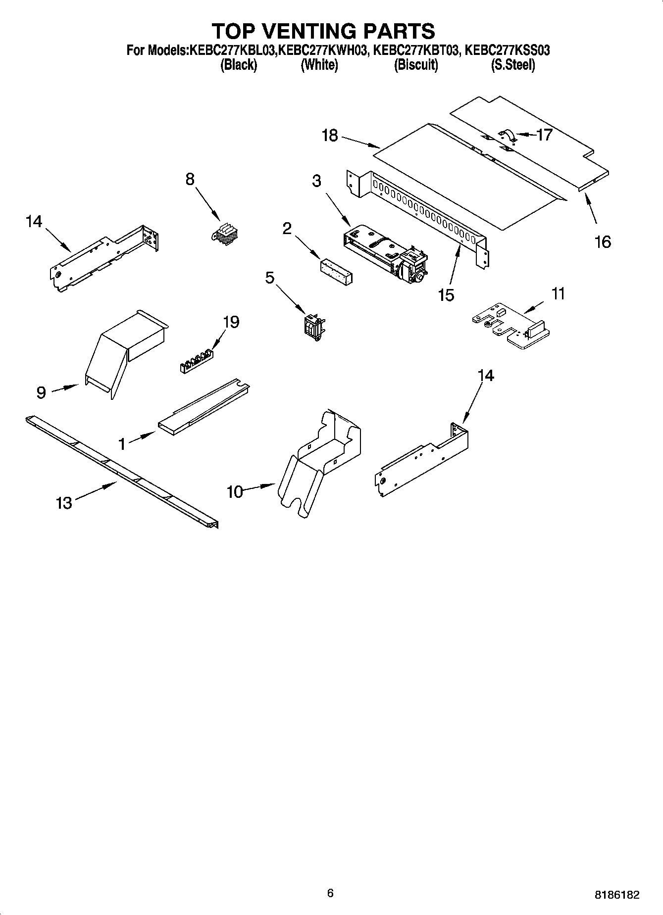 05 - TOP VENTING PARTS, MISCELLANEOUS PARTS