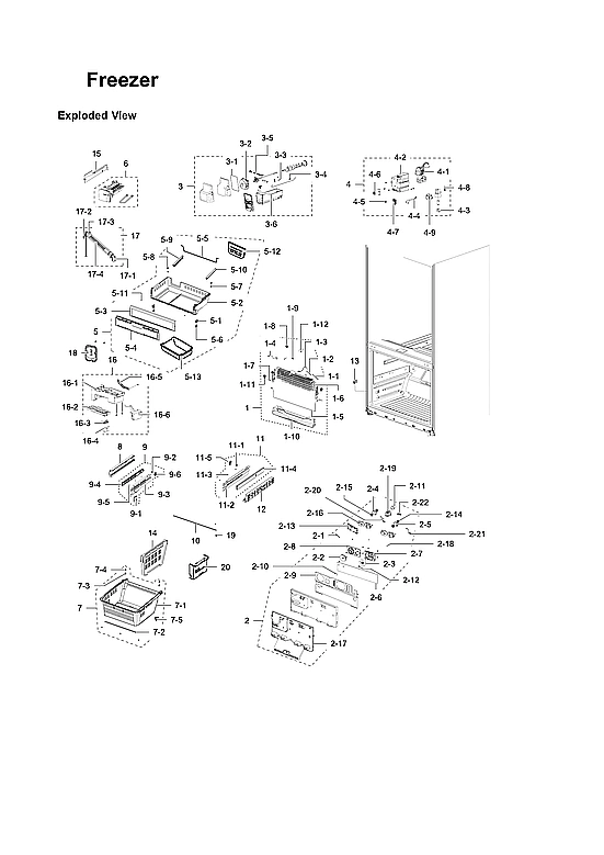 FREEZER PARTS