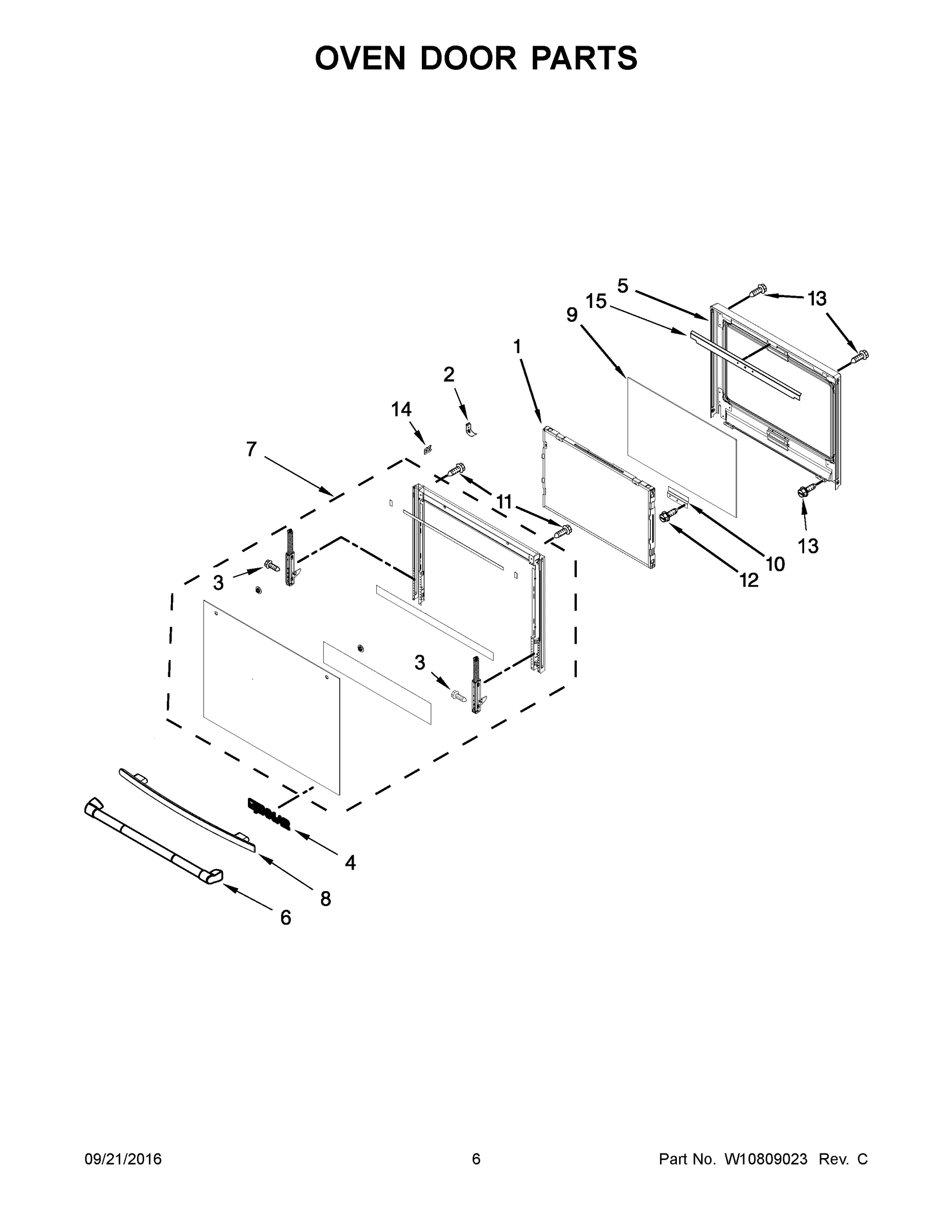 04 - OVEN DOOR PARTS