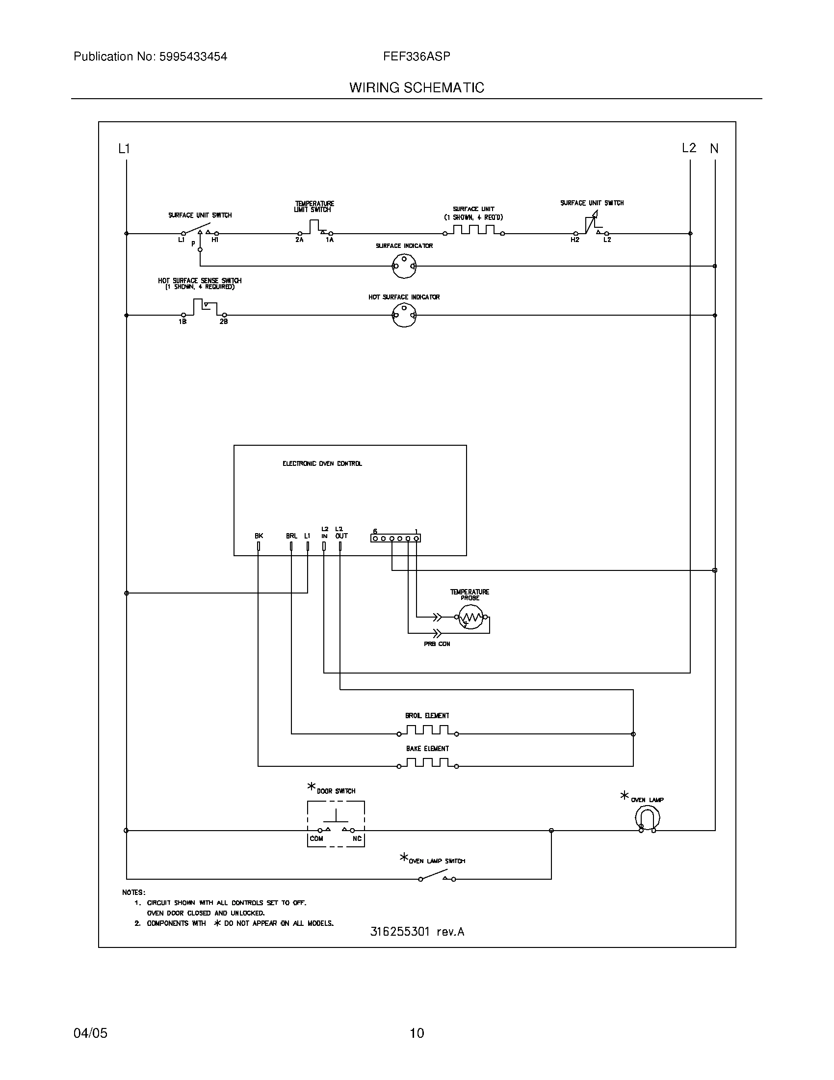 10 - WIRING SCHEMATIC