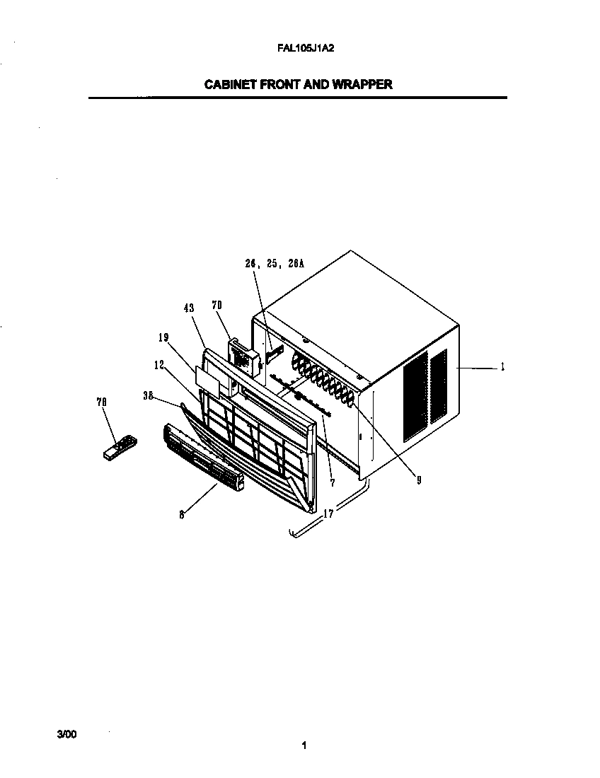 02 - CABINET FRONT AND WRAPPER