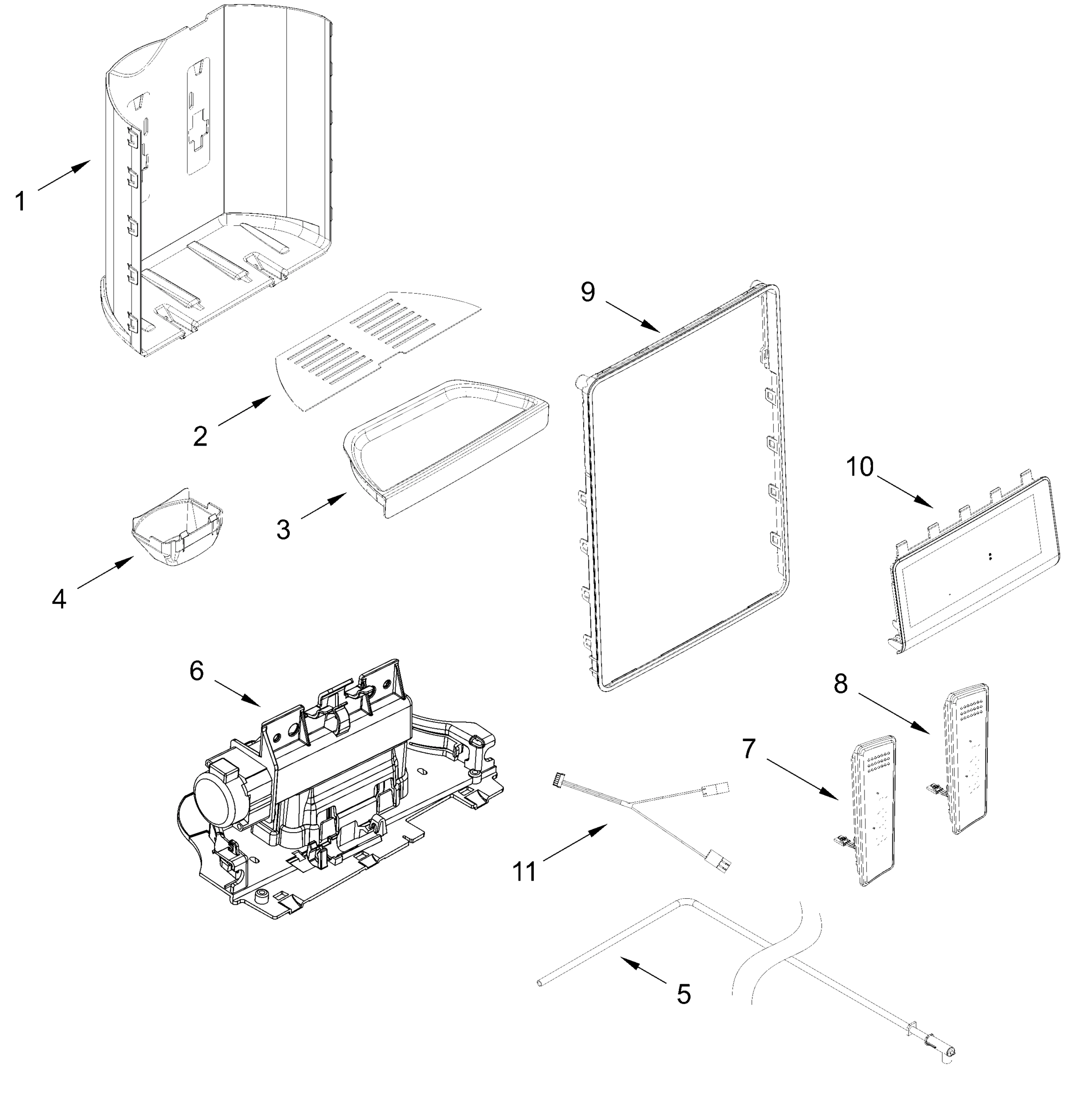 DISPENSER PARTS