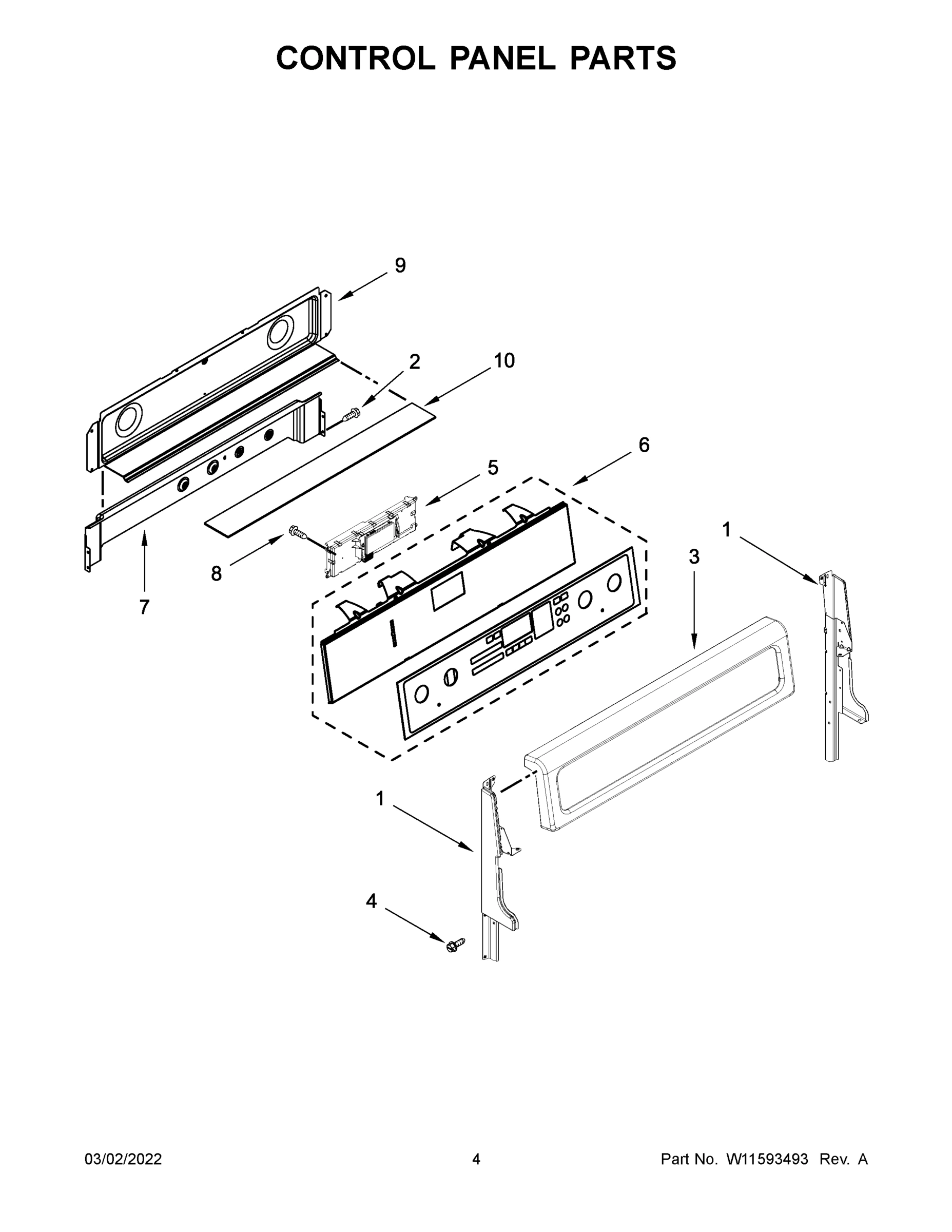 03 - CONTROL PANEL PARTS