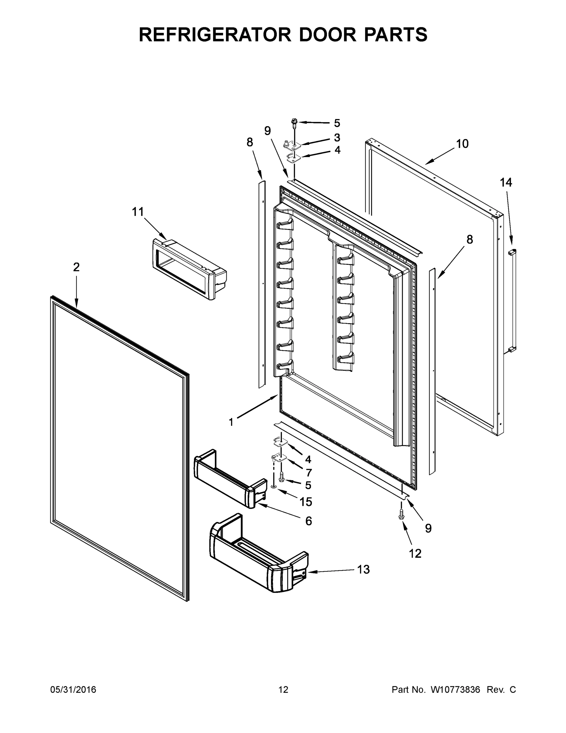 07 - REFRIGERATOR DOOR PARTS