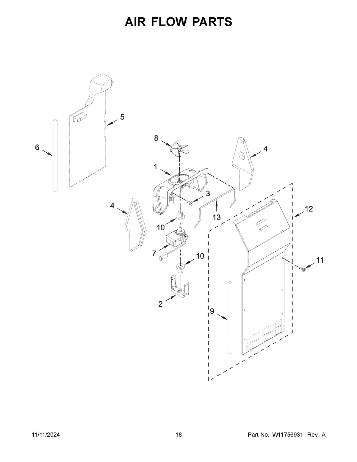 10 - AIR FLOW PARTS