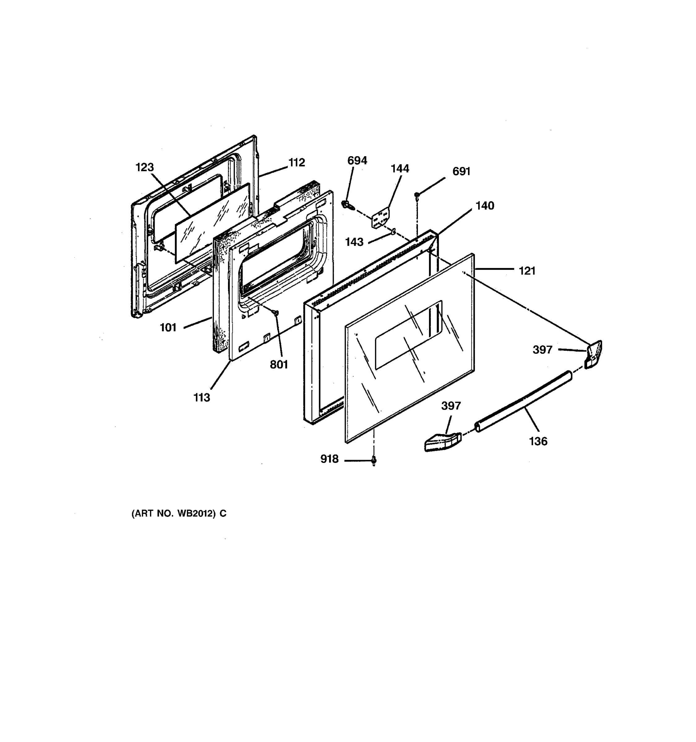 OVEN DOOR