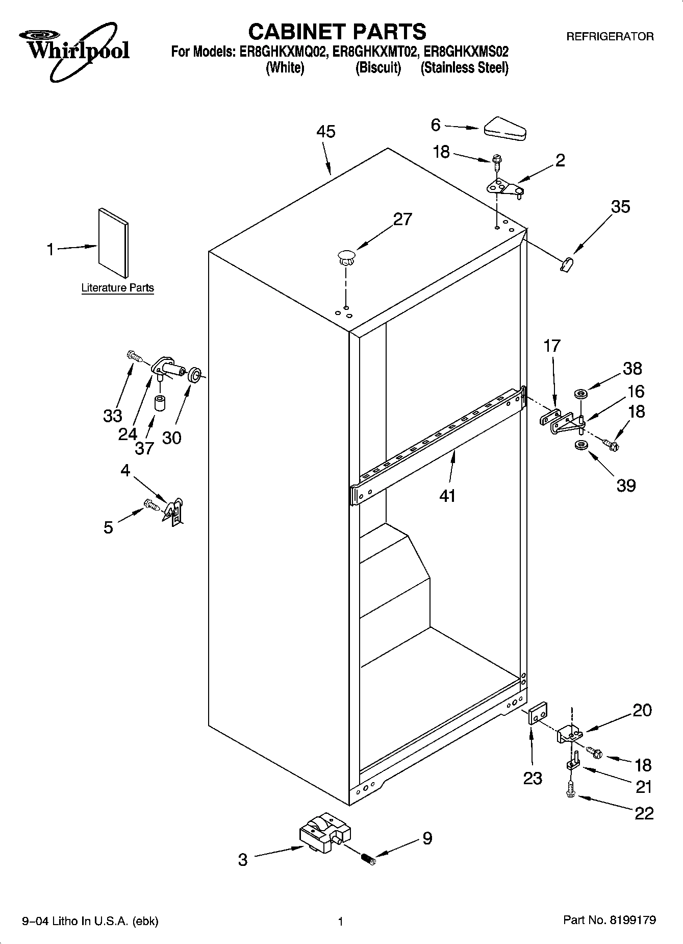 01 - CABINET PARTS
