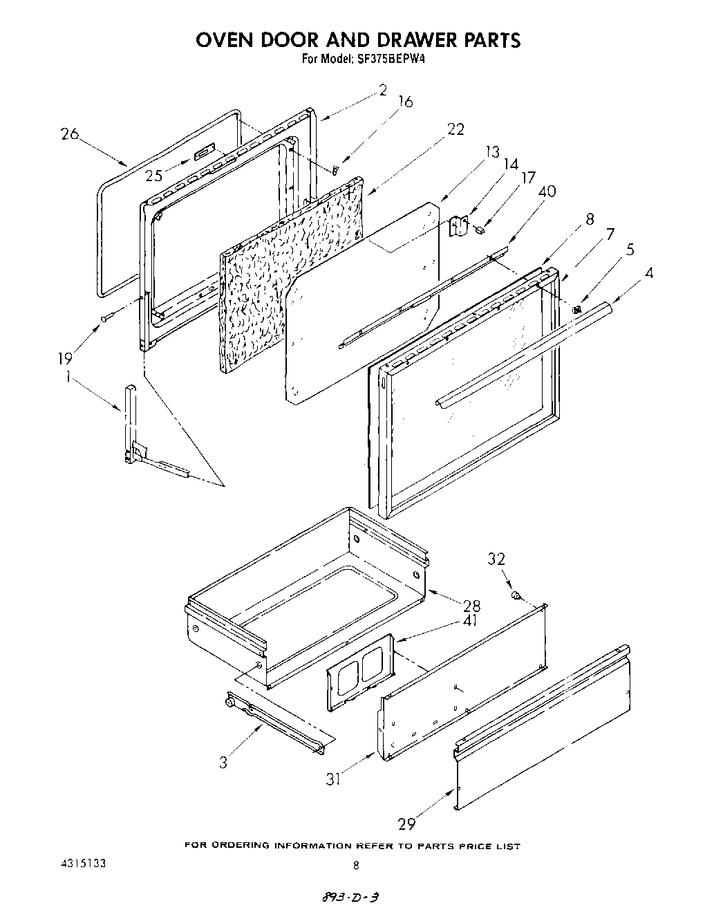06 - OVEN DOOR AND DRAWER