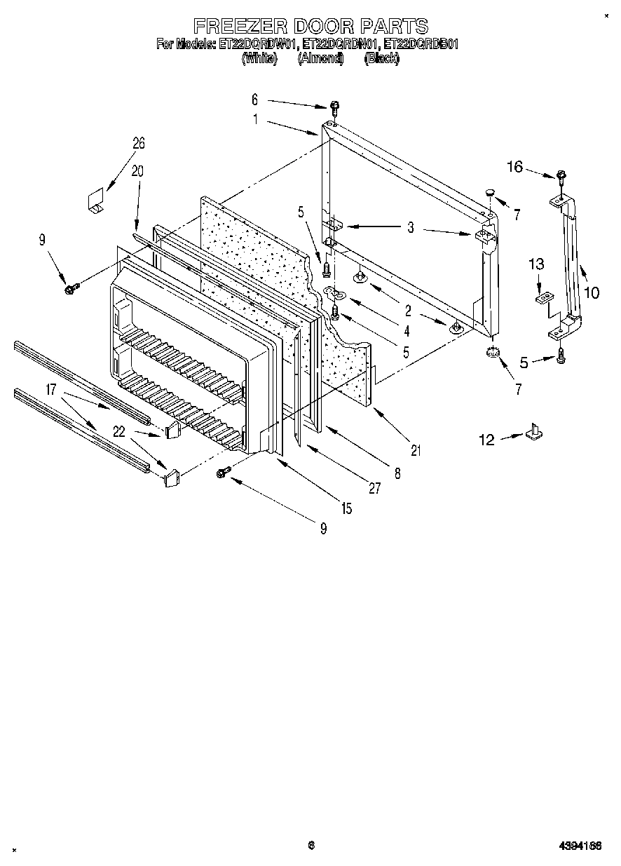04 - FREEZER DOOR