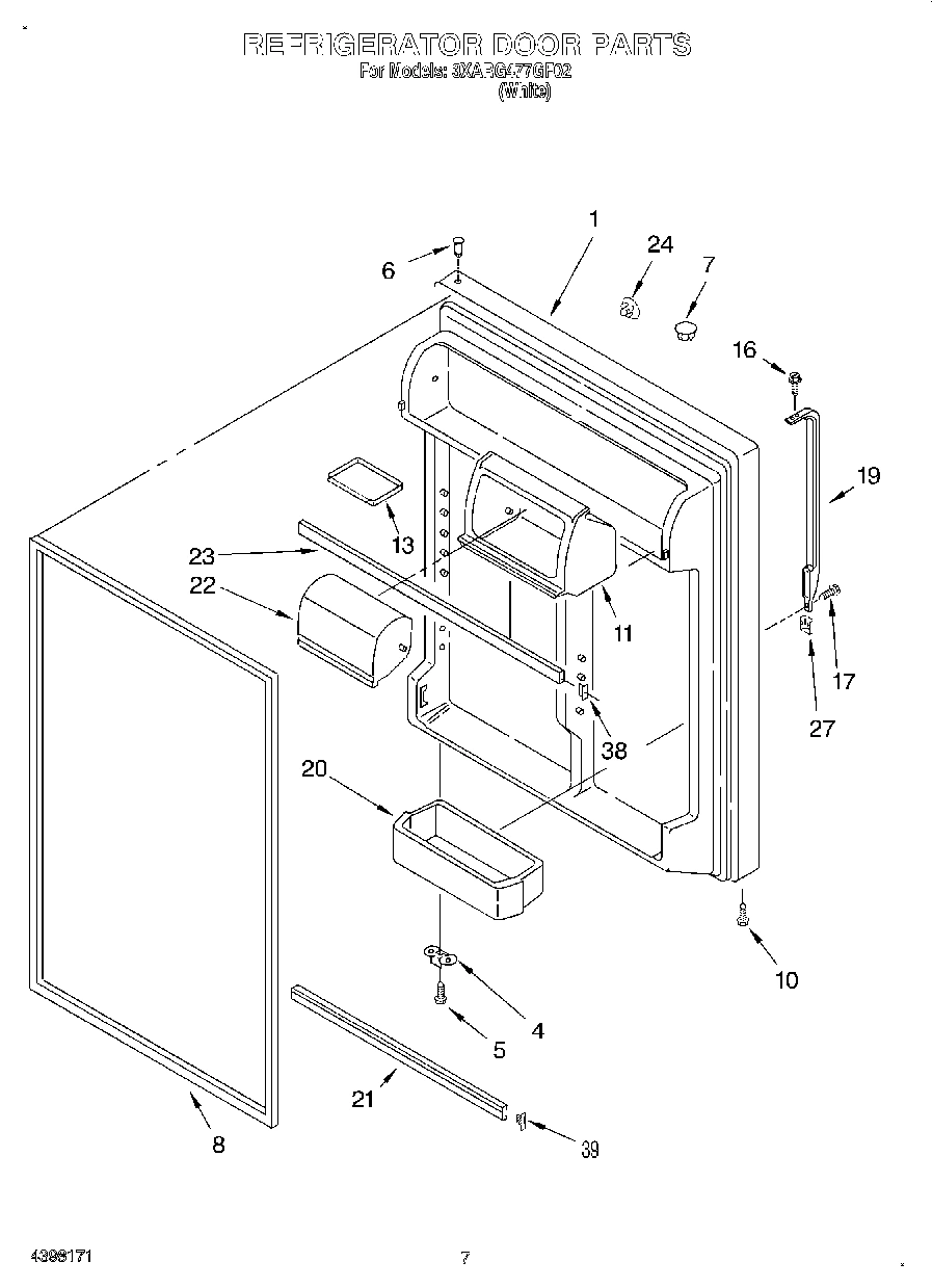 04 - REFRIGERATOR DOOR