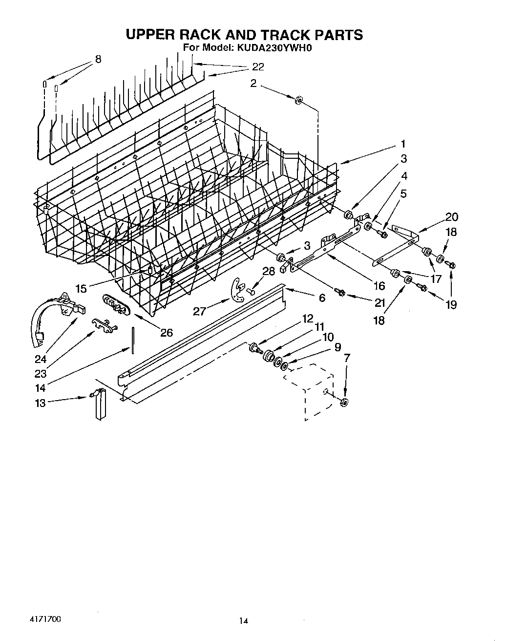 11 - UPPER RACK AND TRACK