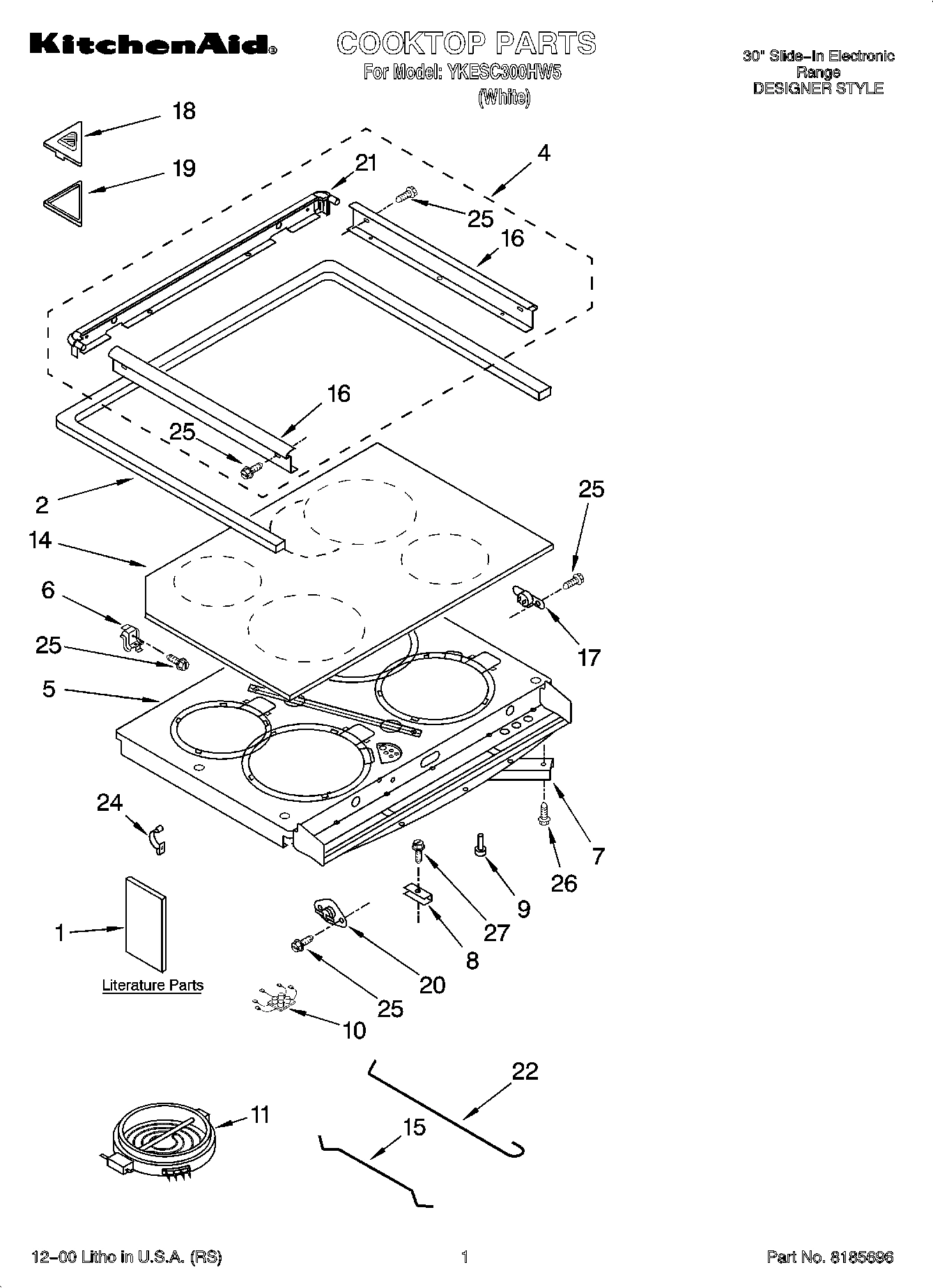 01 - COOKTOP PARTS