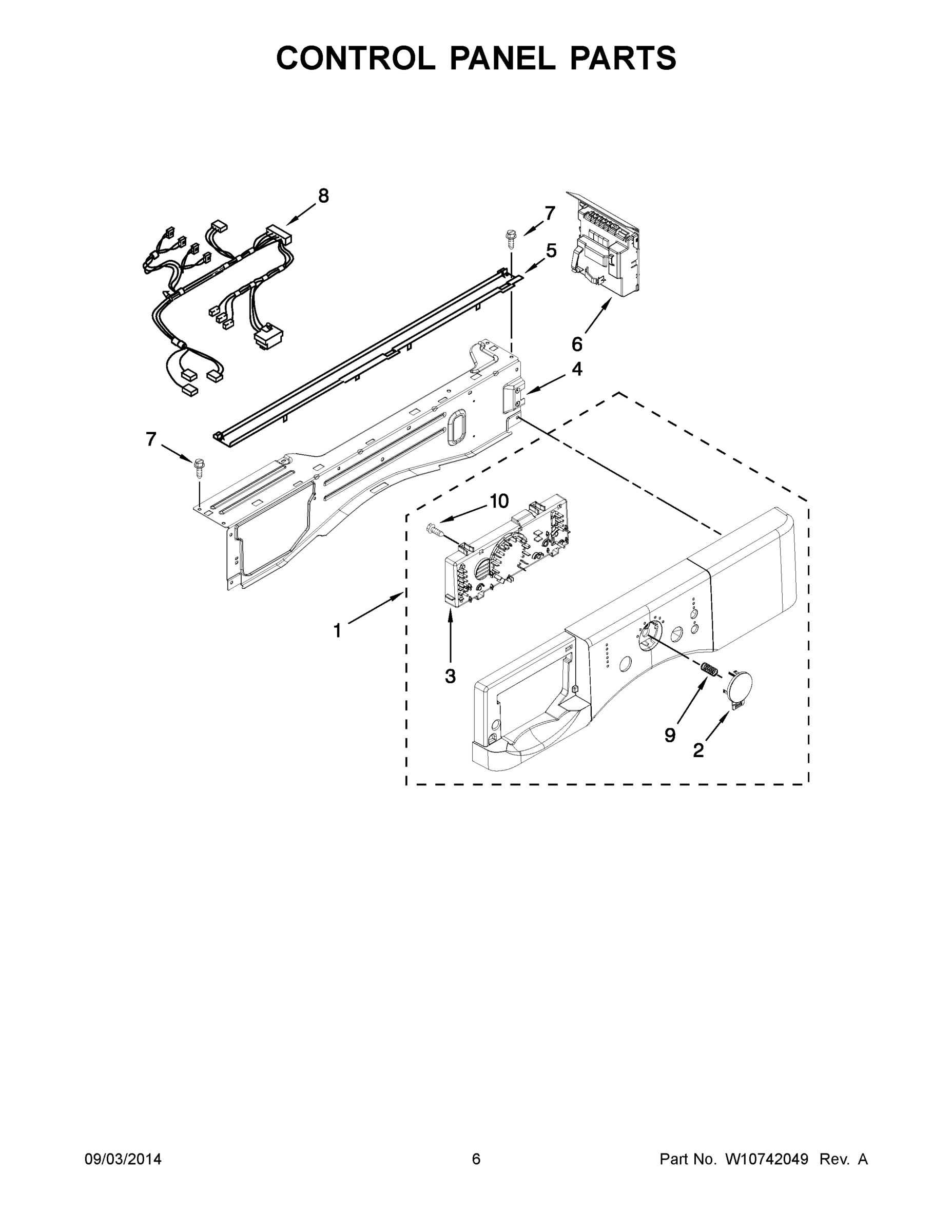 04 - CONTROL PANEL PARTS