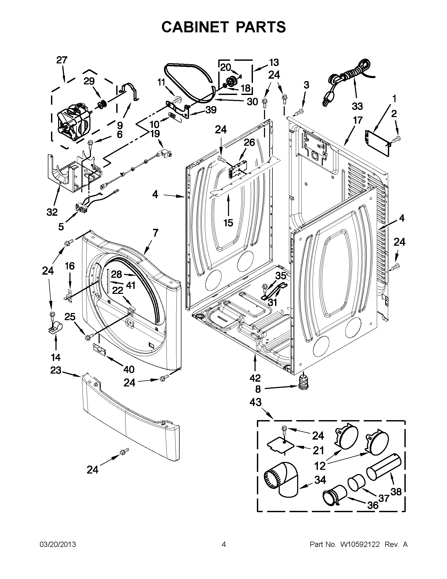 02 - CABINET PARTS