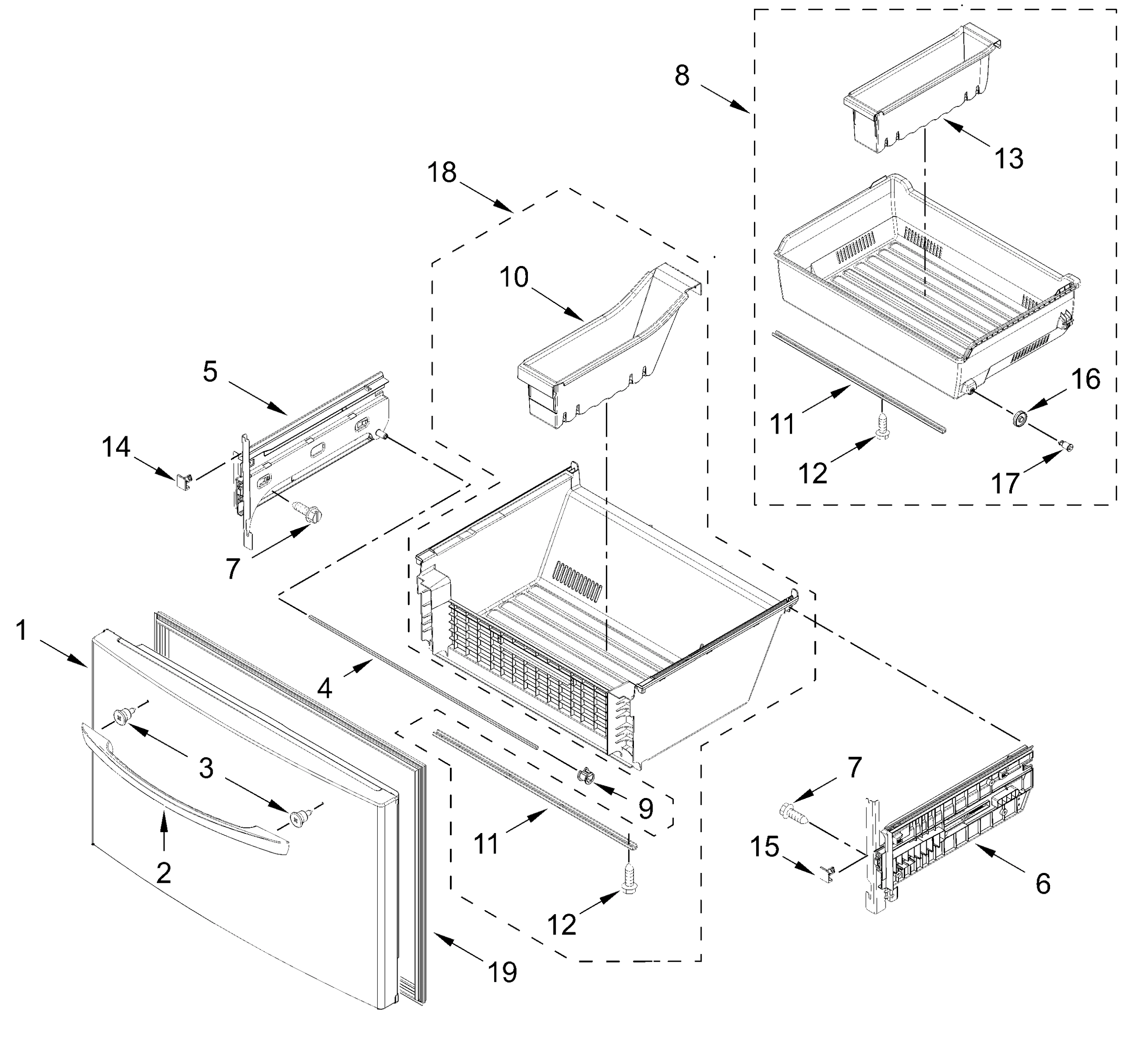 FREEZER DOOR PARTS
