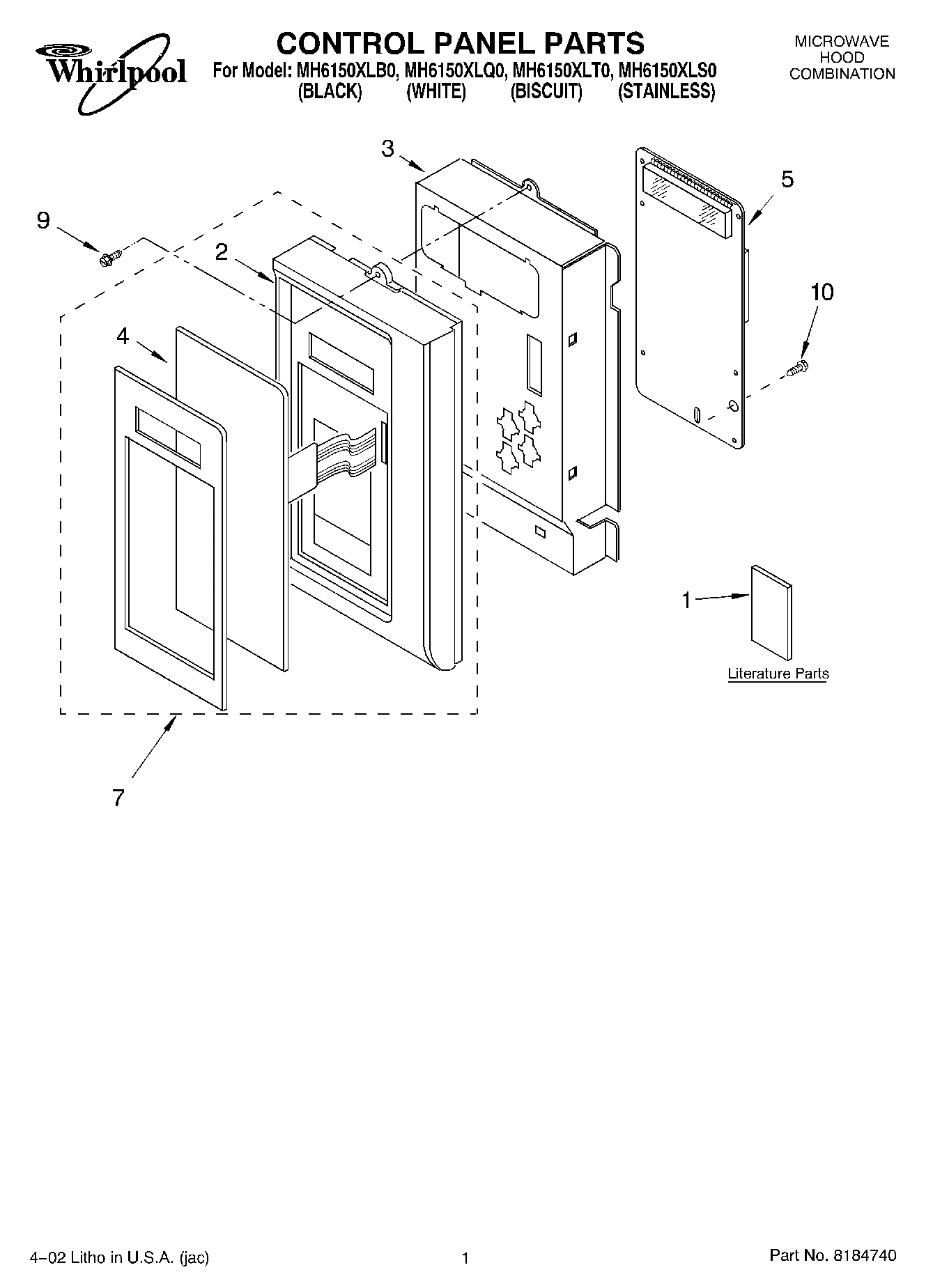 01 - CONTROL PANEL, LITERATURE