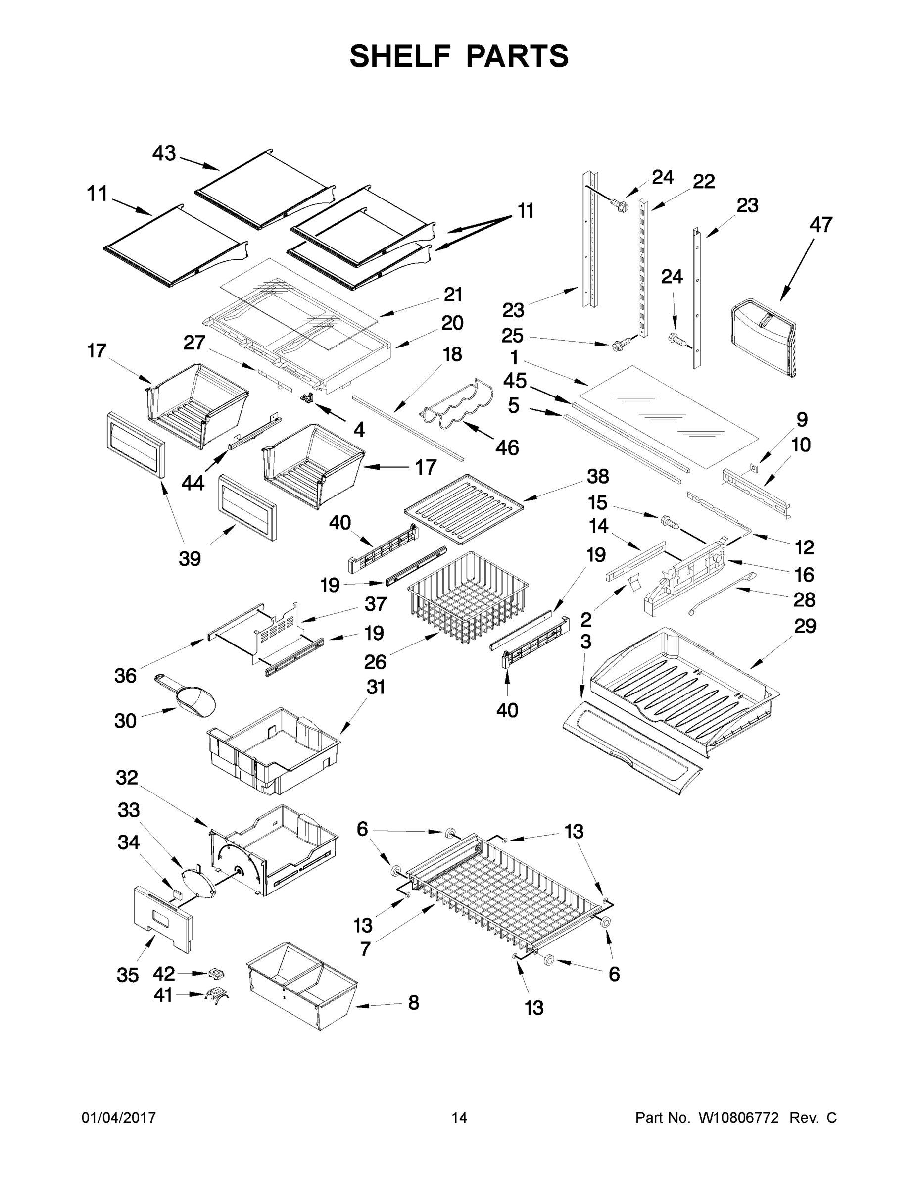 08 - SHELF PARTS